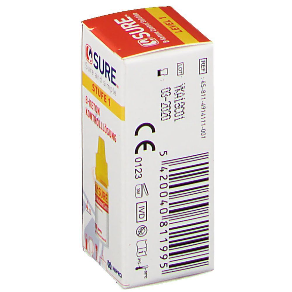 4SURE ß-Keton Kontrolllösung Stufe 1