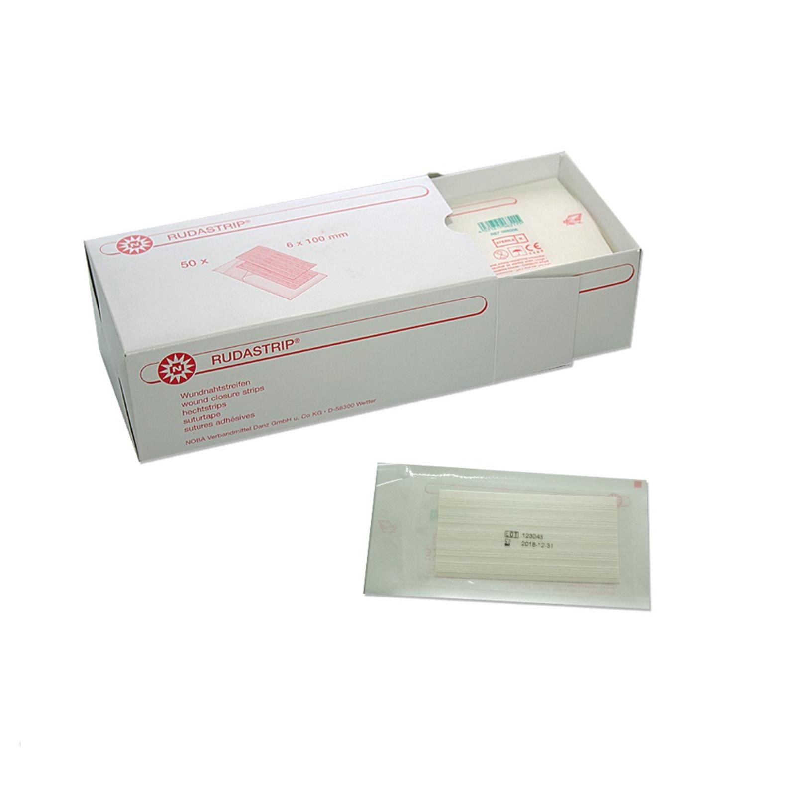 Rudastrip Set 13x100 mm Wundnahtstreifen 6er 50 St
