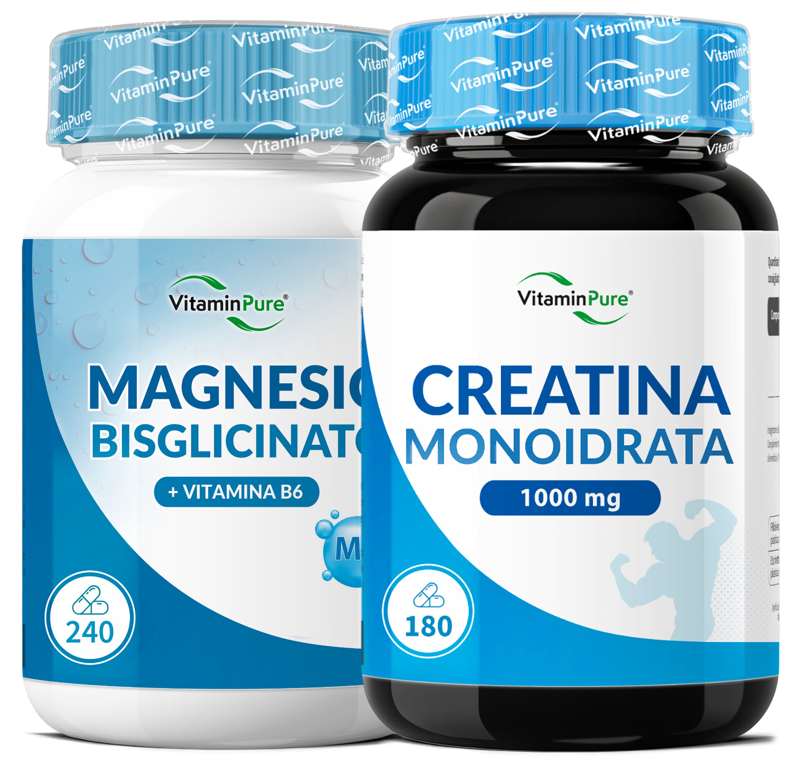 PROMO Magnesio Bisglicinato + Creatina, Performance e Recupero, VitaminPure®