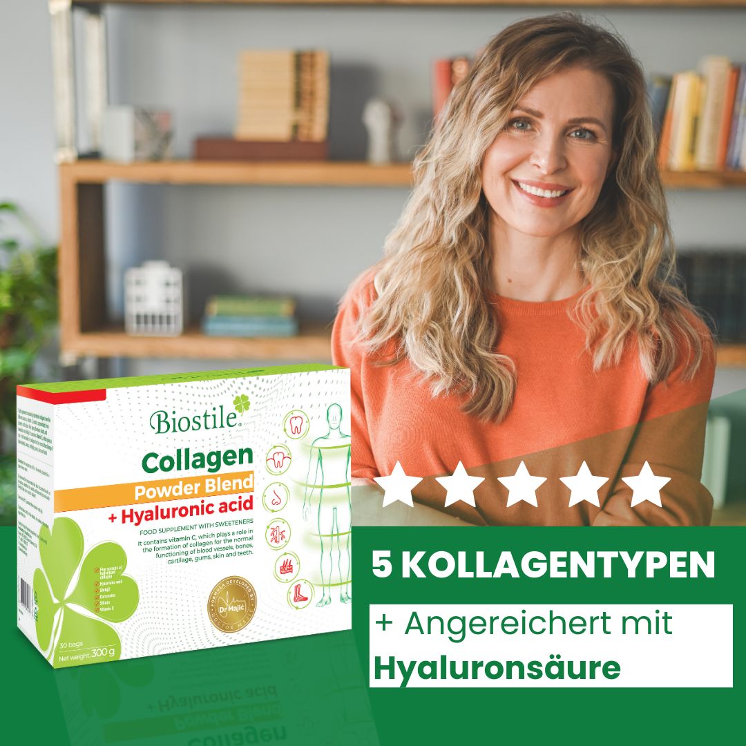 Biostile Collagen Powder Blend + Hyaluronic acid