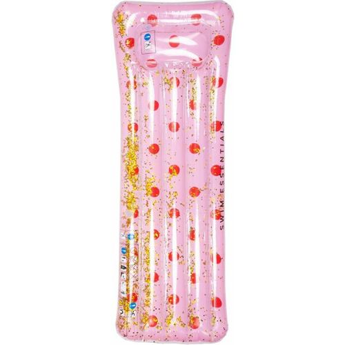 Il materasso ad aria Essentials B.V. rosa con puntini rossi