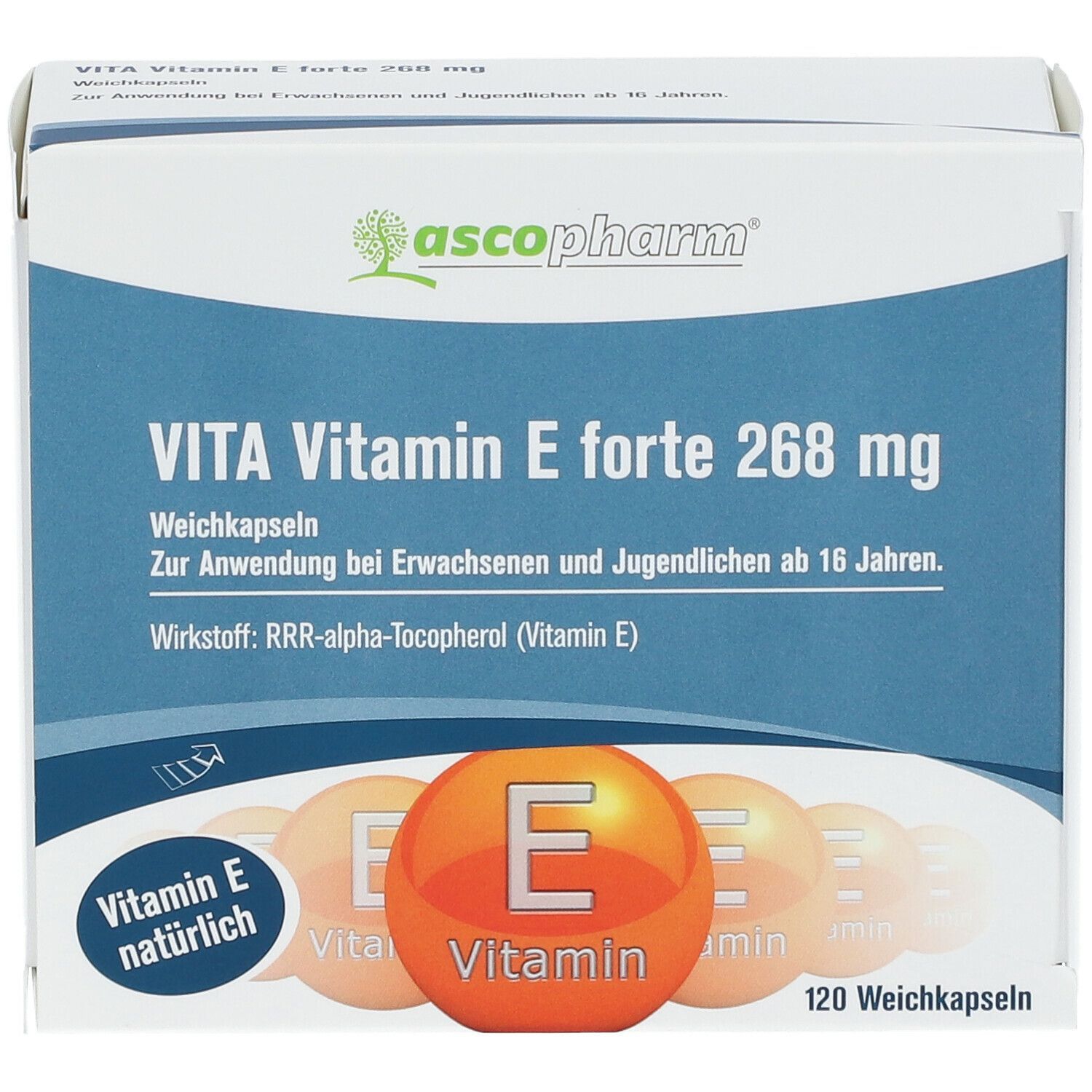 ascopharm® VITA Vitamin E forte 268 mg
