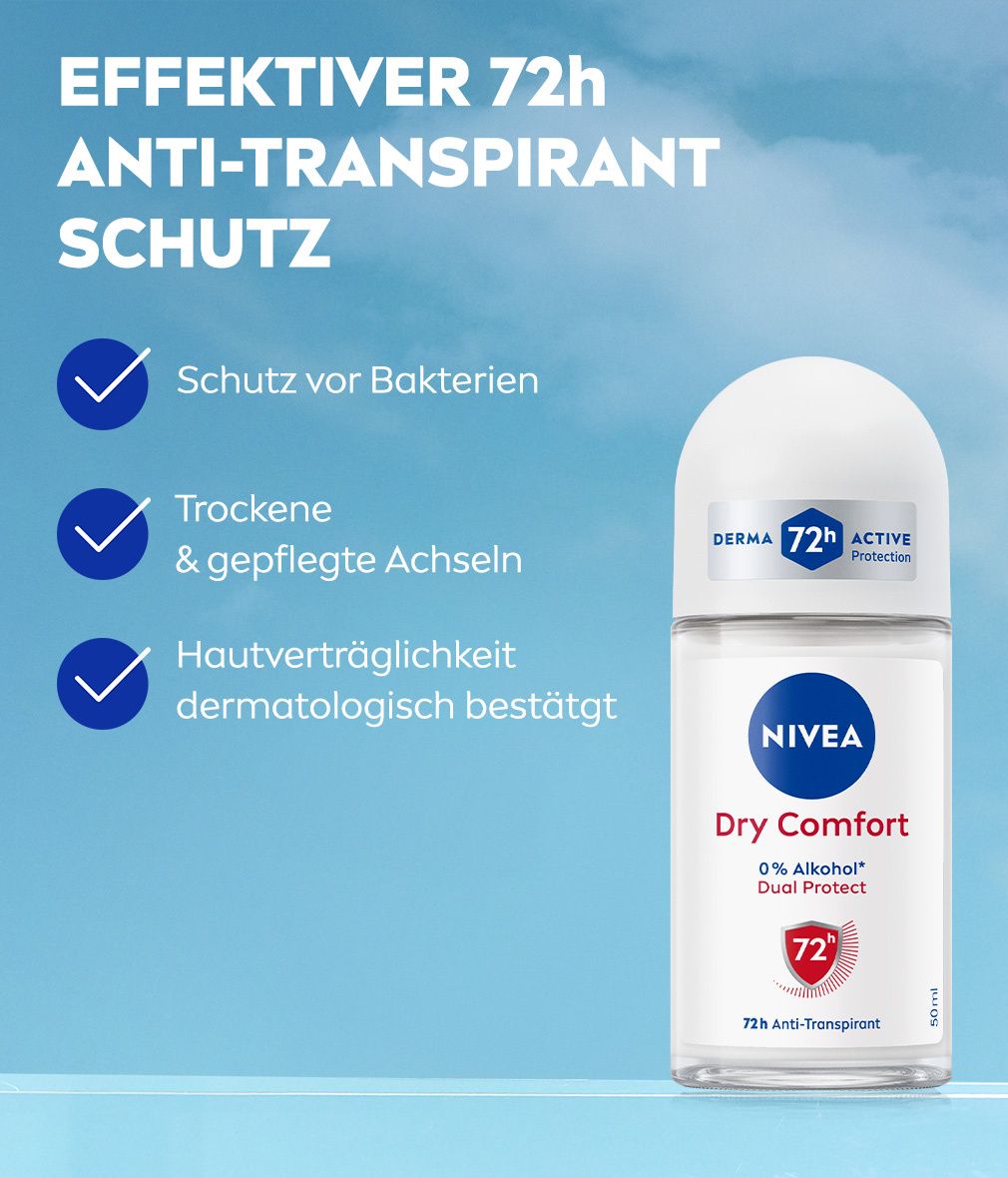 NIVEA Deodorant Dry Comfort Deo Roll-On