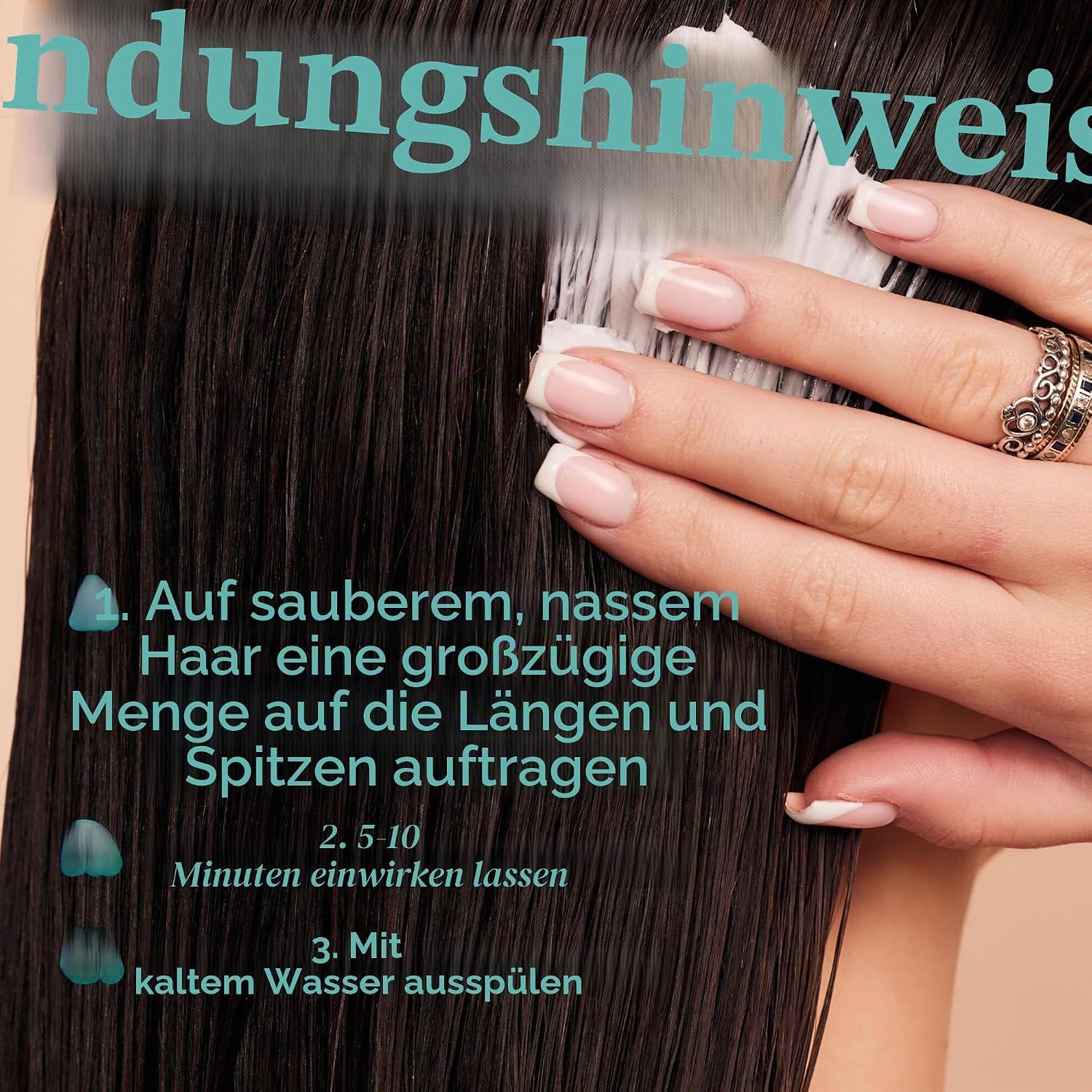 Nature Spell Wachstums-Komplex Salzfreie Haarmakse mit Hyaluronsäure & Vitamin B5.