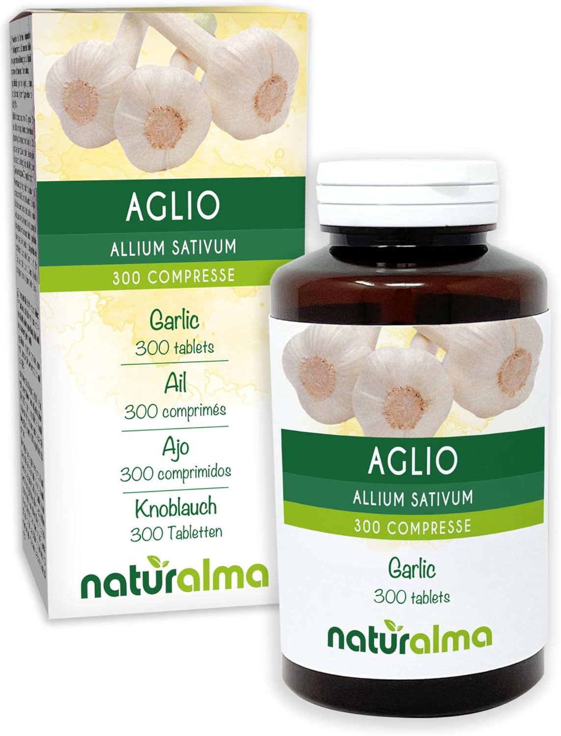 Naturalma Knoblauch Allium sativum Tabletten 300 St
