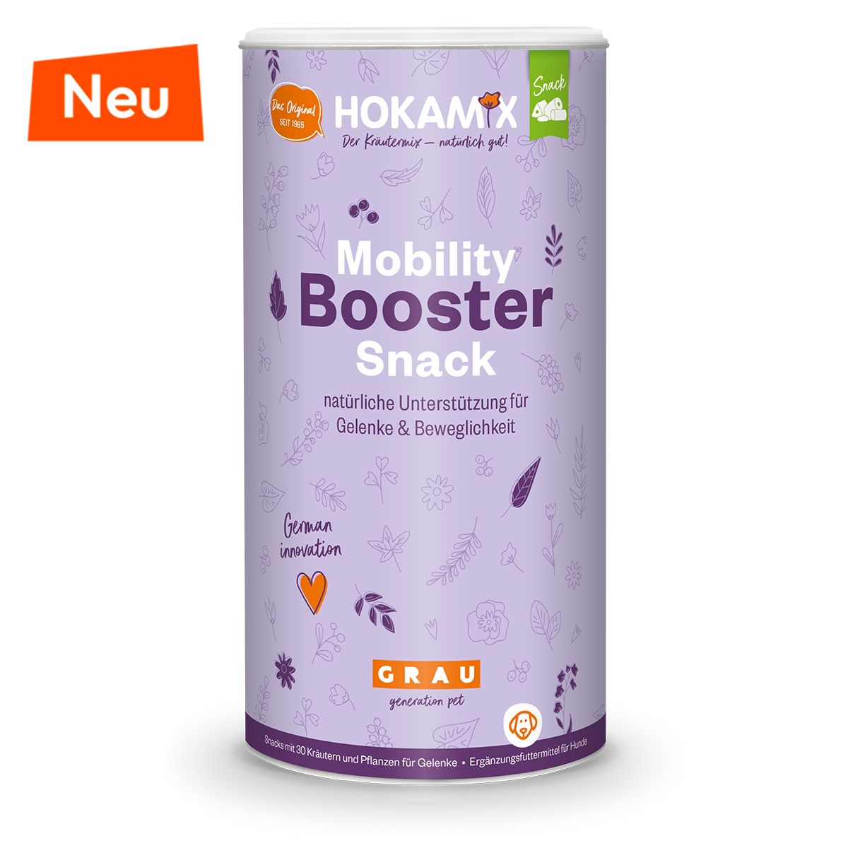 Grau Hokamix Mobility Snack 800 g Futter