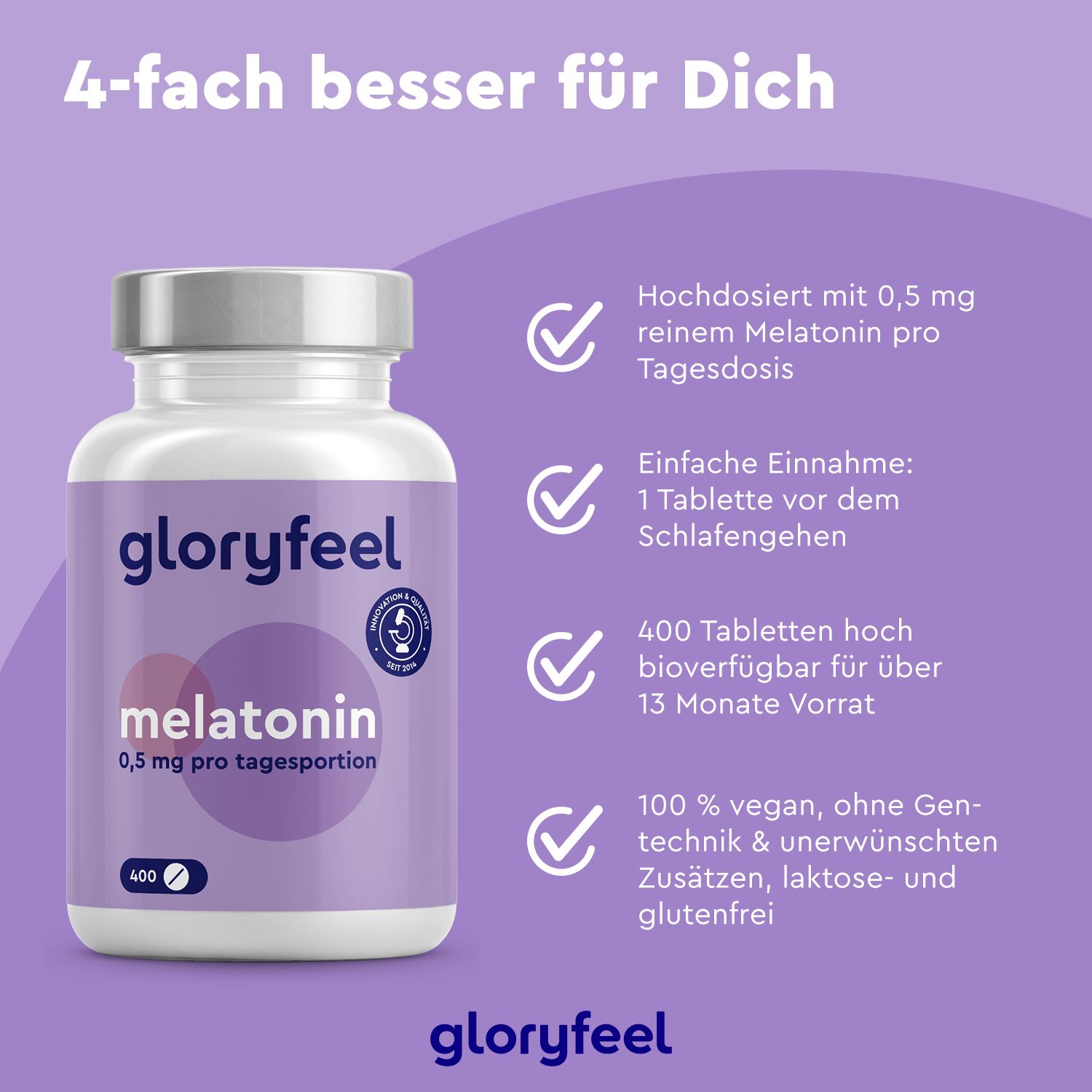 gloryfeel® Melatonin Tabletten
