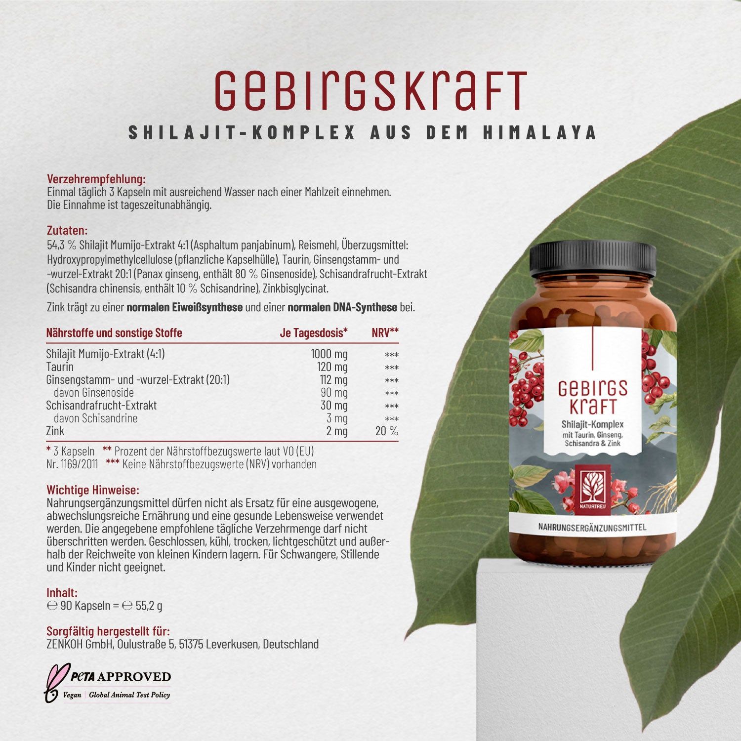 GEBIRGSKRAFT - NATURTREU®