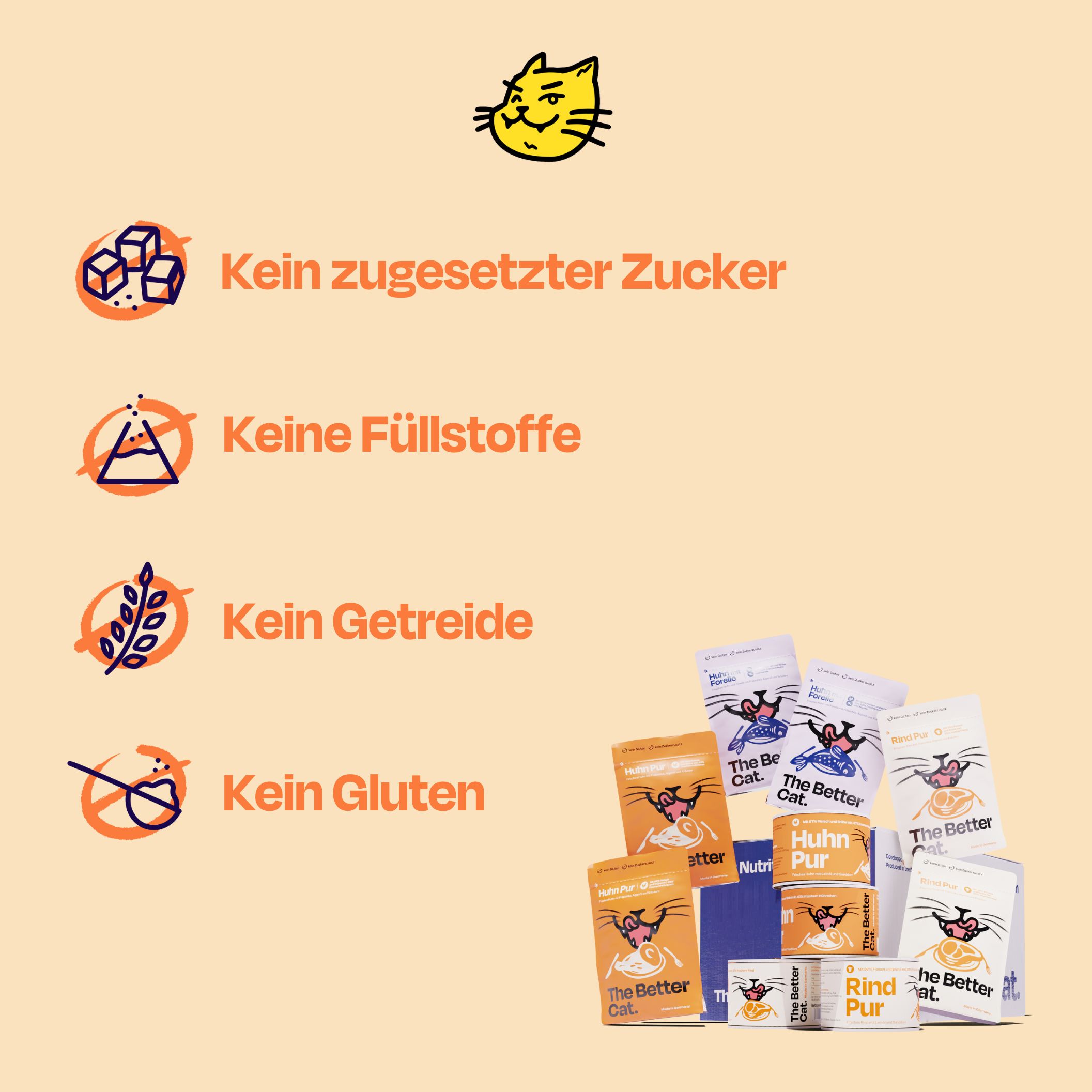 The Better Cat Katzenfutter Nass - Huhn