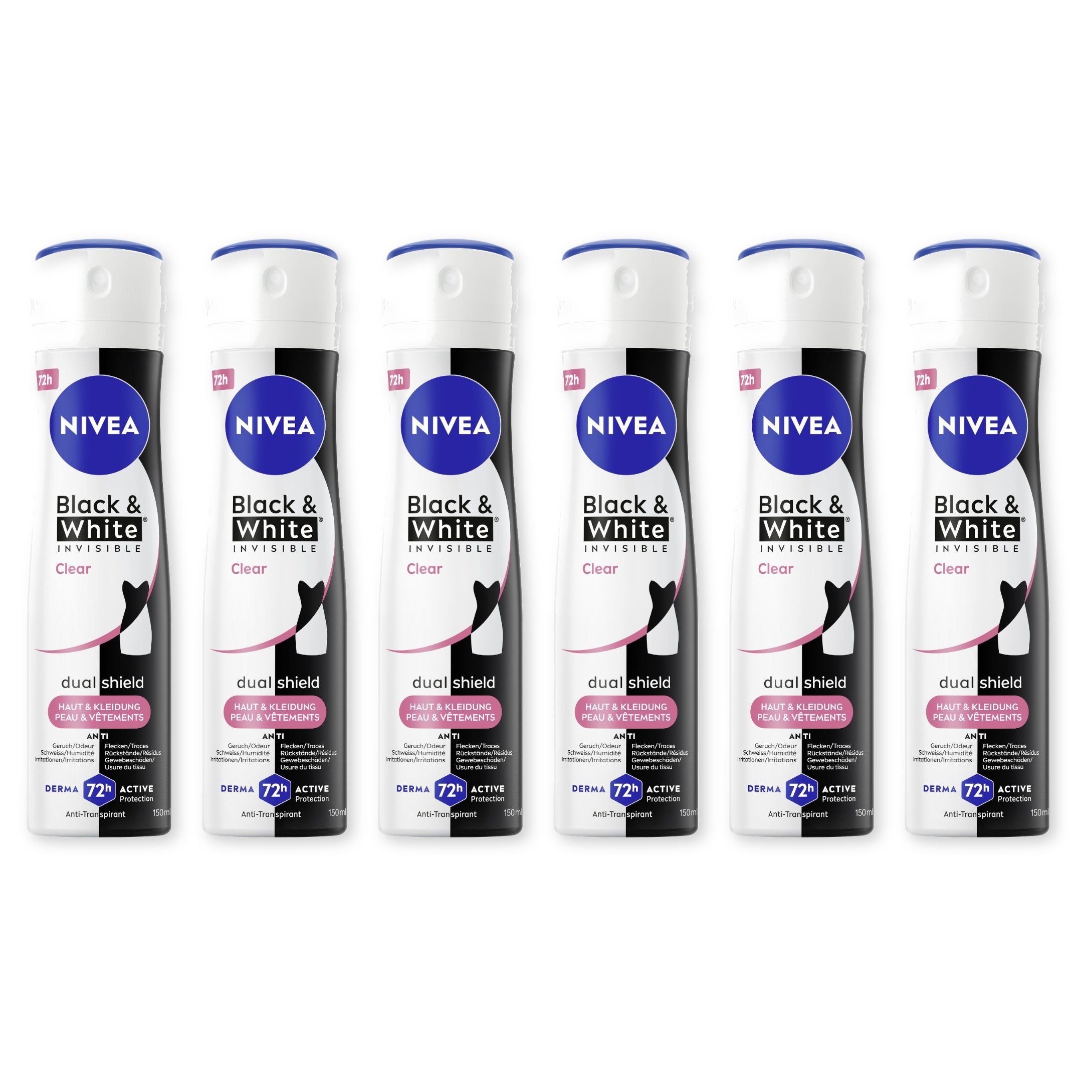 NIVEA Black & White Invisible Clear Deo Spray