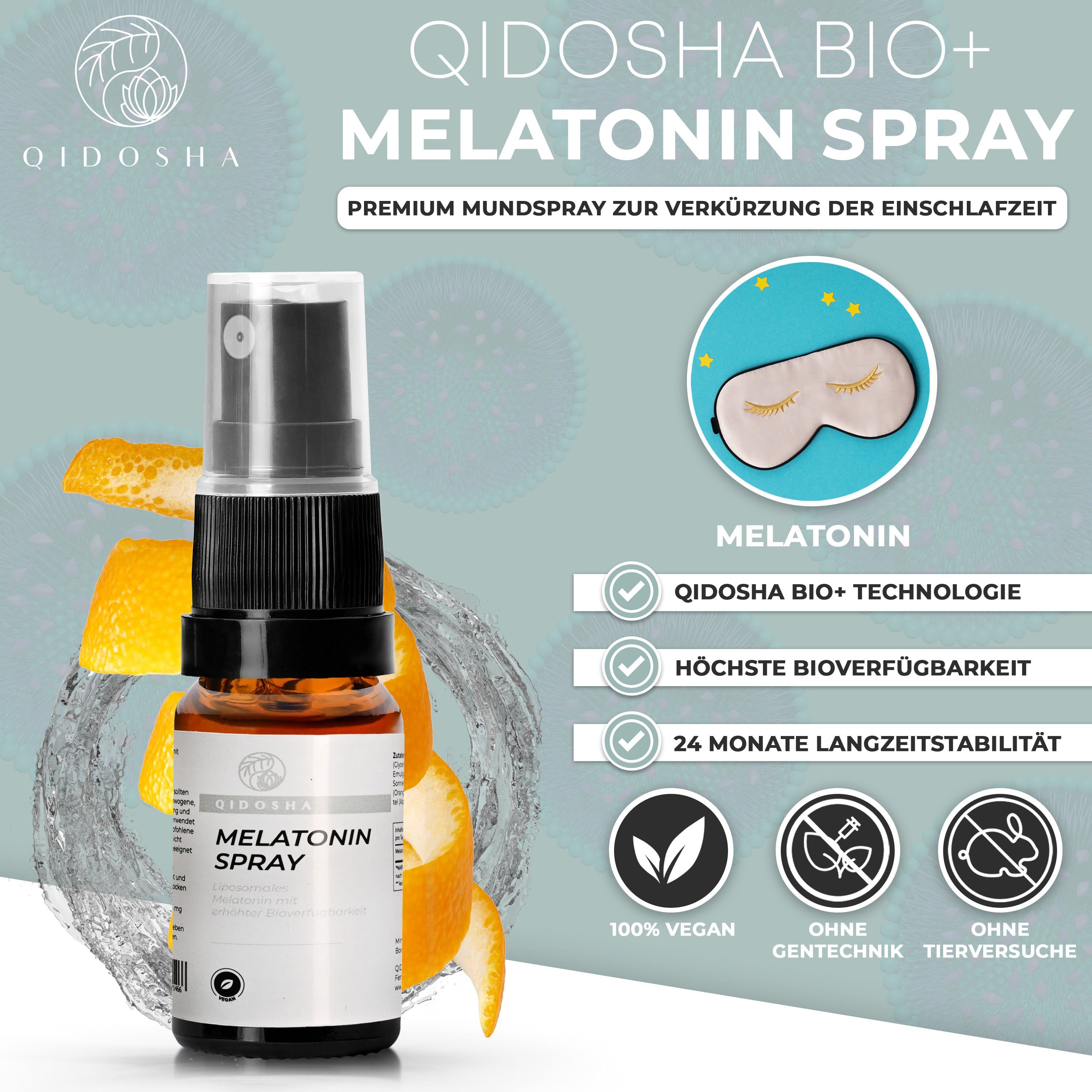 QIDOSHA Melatonin Mundspray