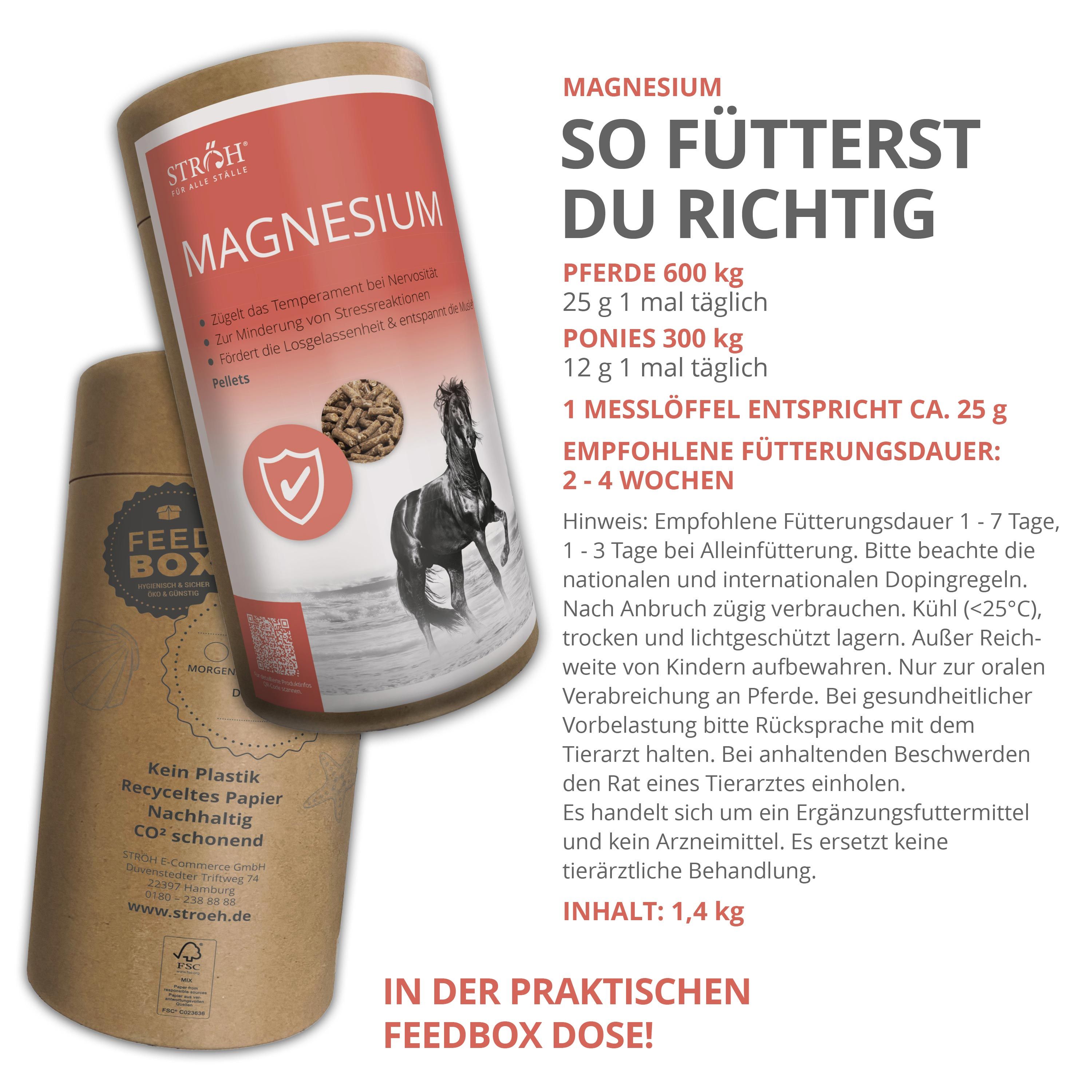 STRÖH Magnesium  Feedbox Dose