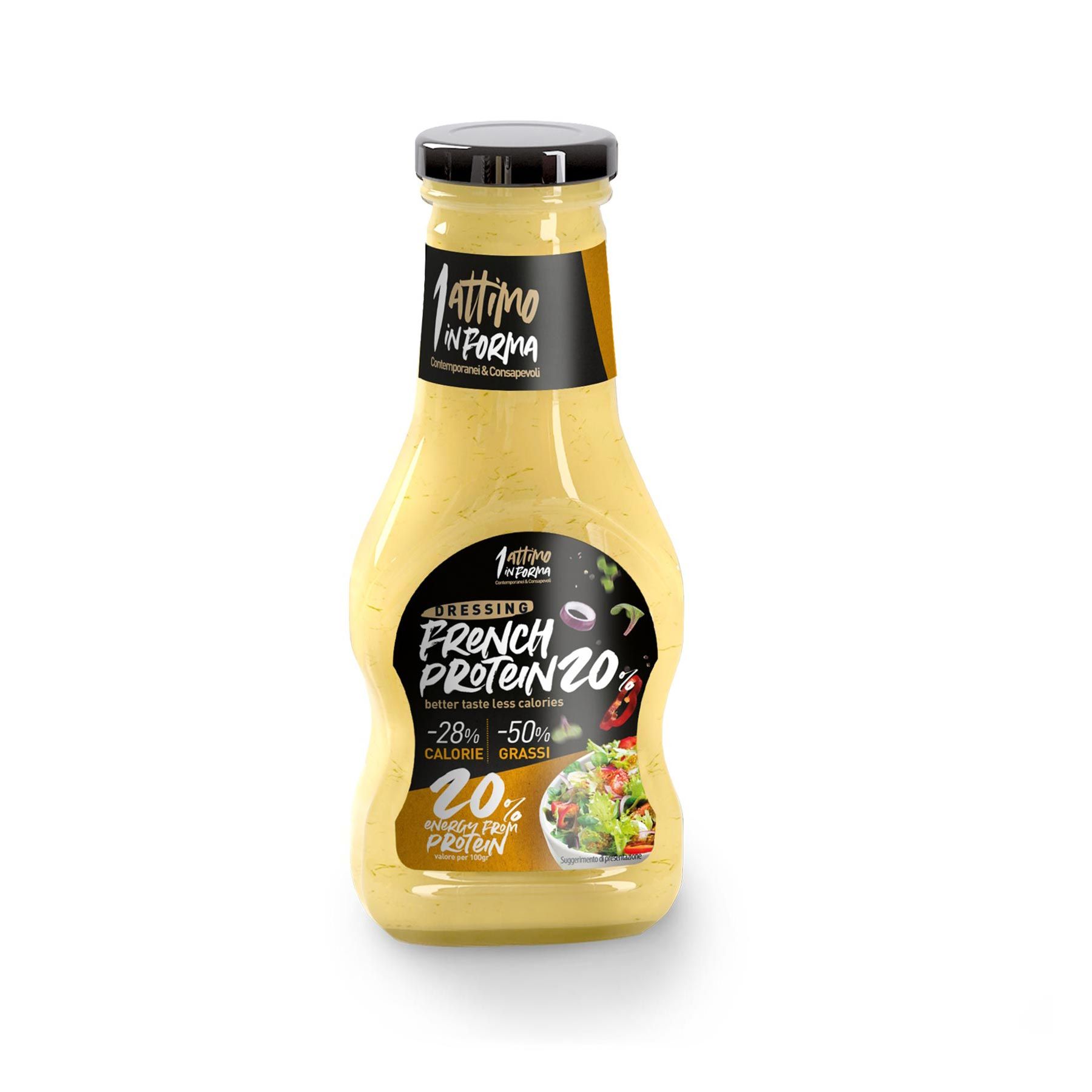 1attimoinforma Salsa Proteica al 20%; Gusto French