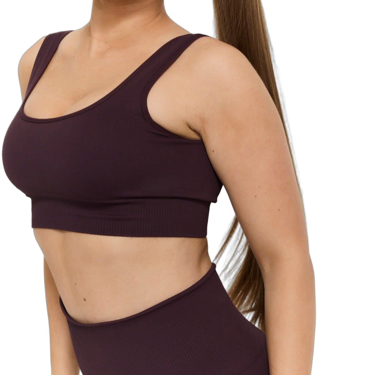 GymBeam Sport-BH Damen nahtlos mit breiten Trägern Eclipse