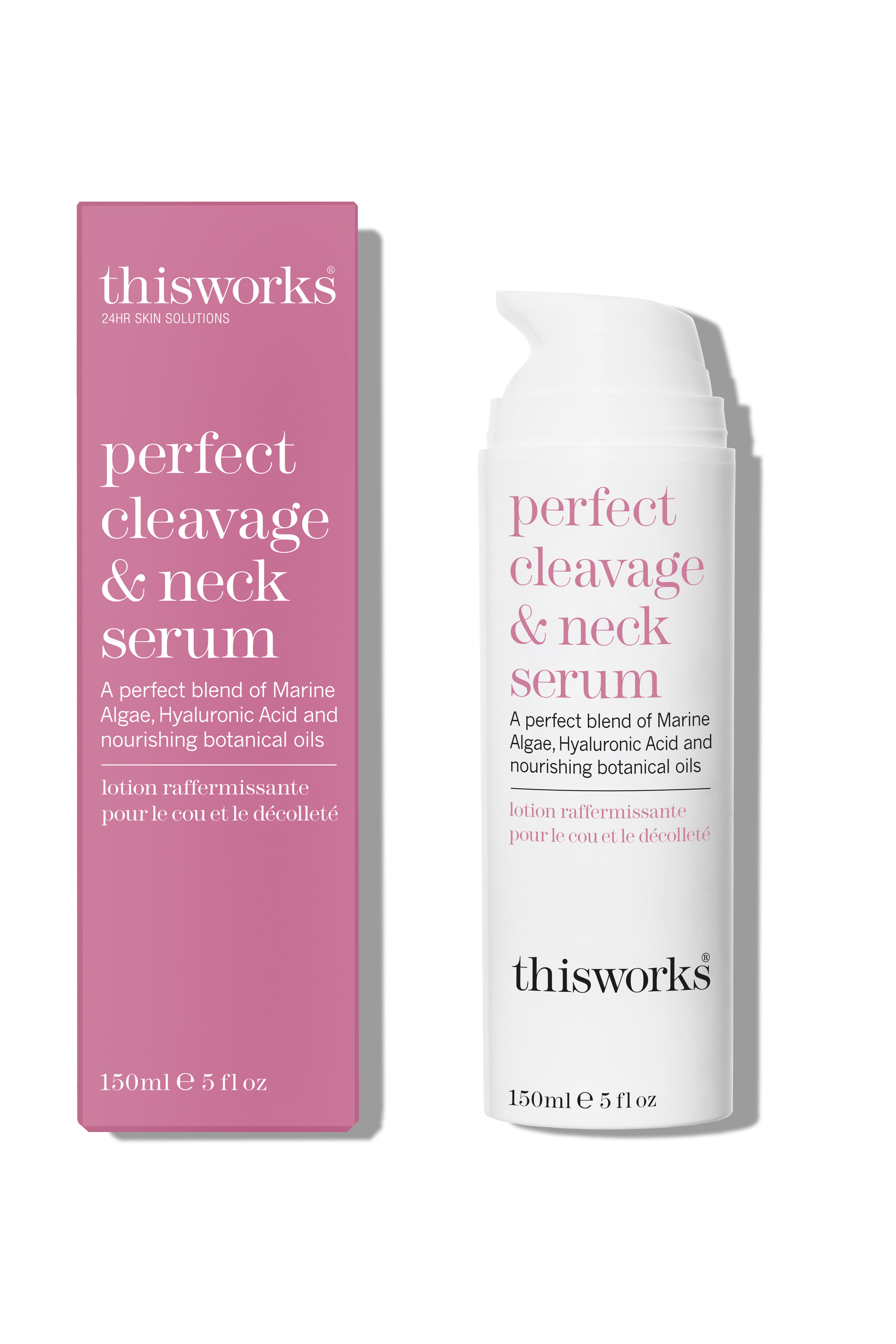 This Works perfect cleavage & neck serum