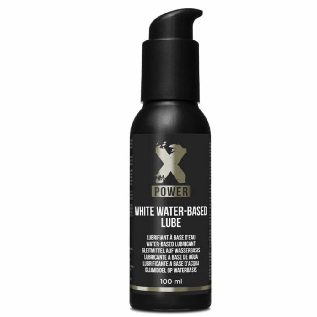 Weißes Gleitgel auf Wasserbasis | Spermatextur, vegan, pH-hautneutral | Xpower