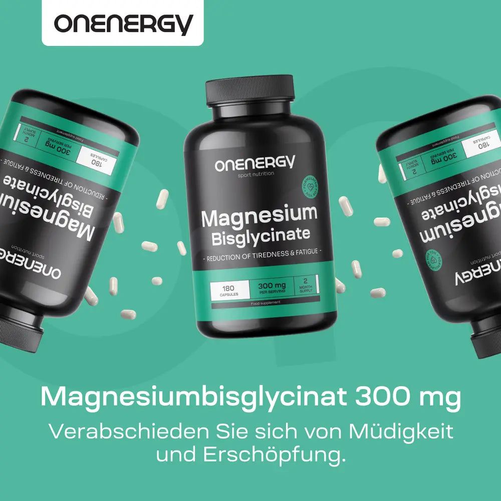 Onenergy Magnesiumbisglycinat 300 mg