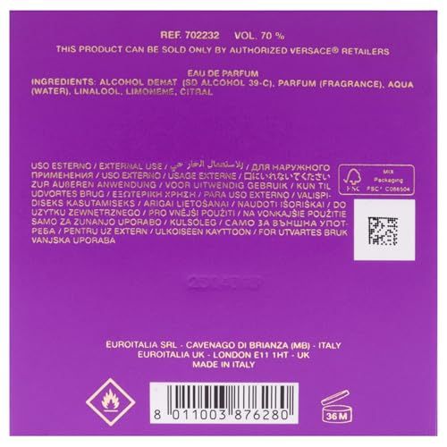 Rückseite der Verpackung. Text mit Inhaltsstoffen, Herstellerinformationen und Warnhinweisen. QR-Code und Logos.