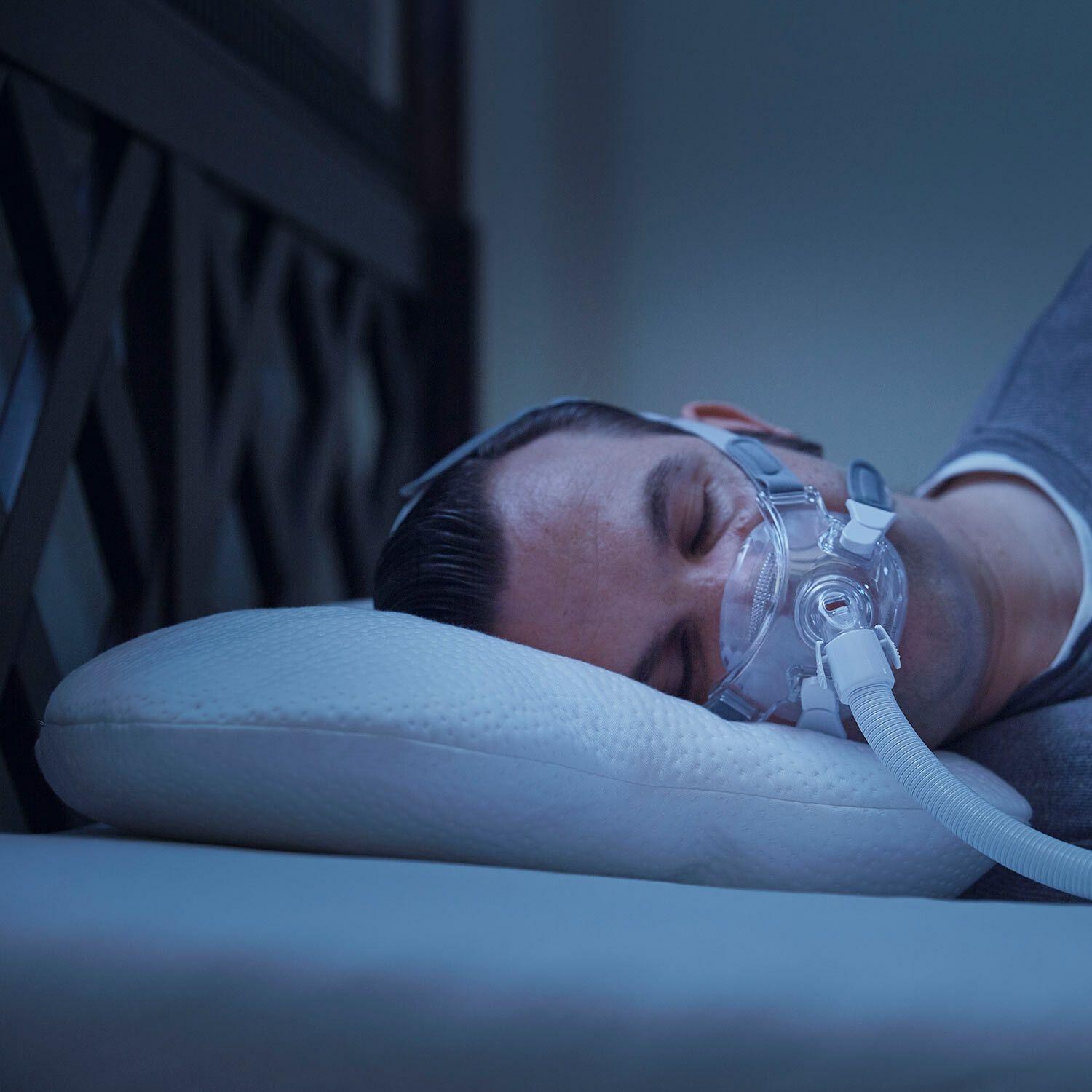 Nachtwaechter Kissen-Bezug für Seitenschläfer- und CPAP-Kissen LINA
