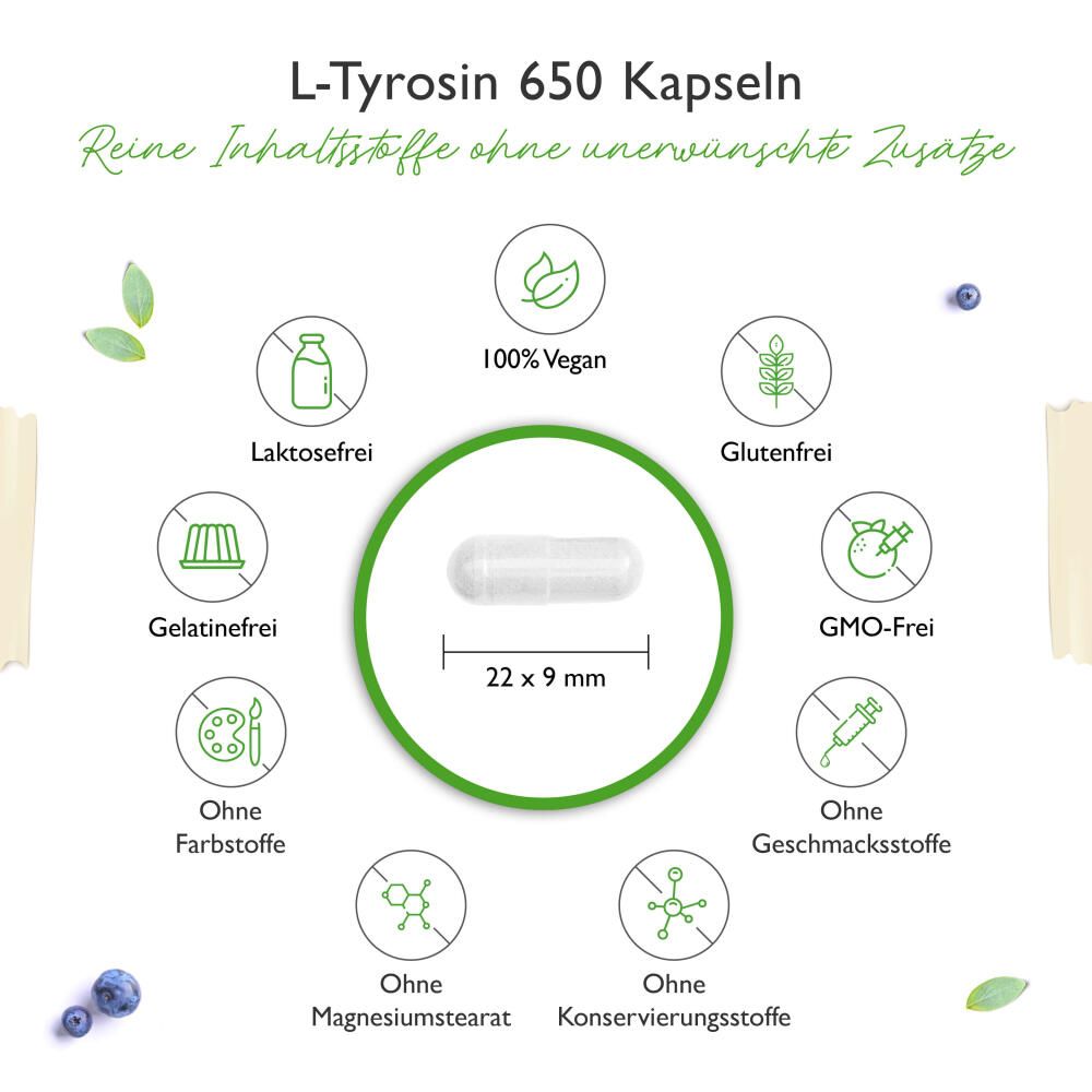 vit4ever L-Tyrosin 240 St Kapseln