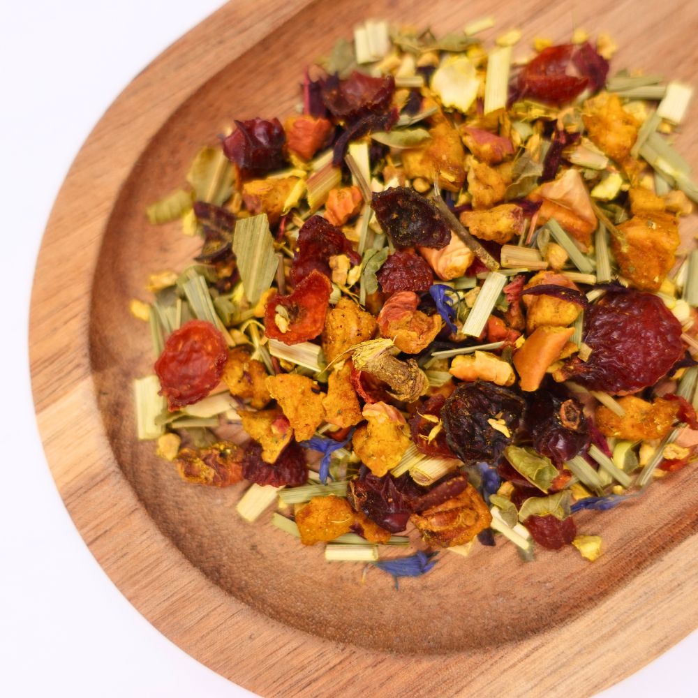 Ingwer,Zitronengras Kurkuma Tee