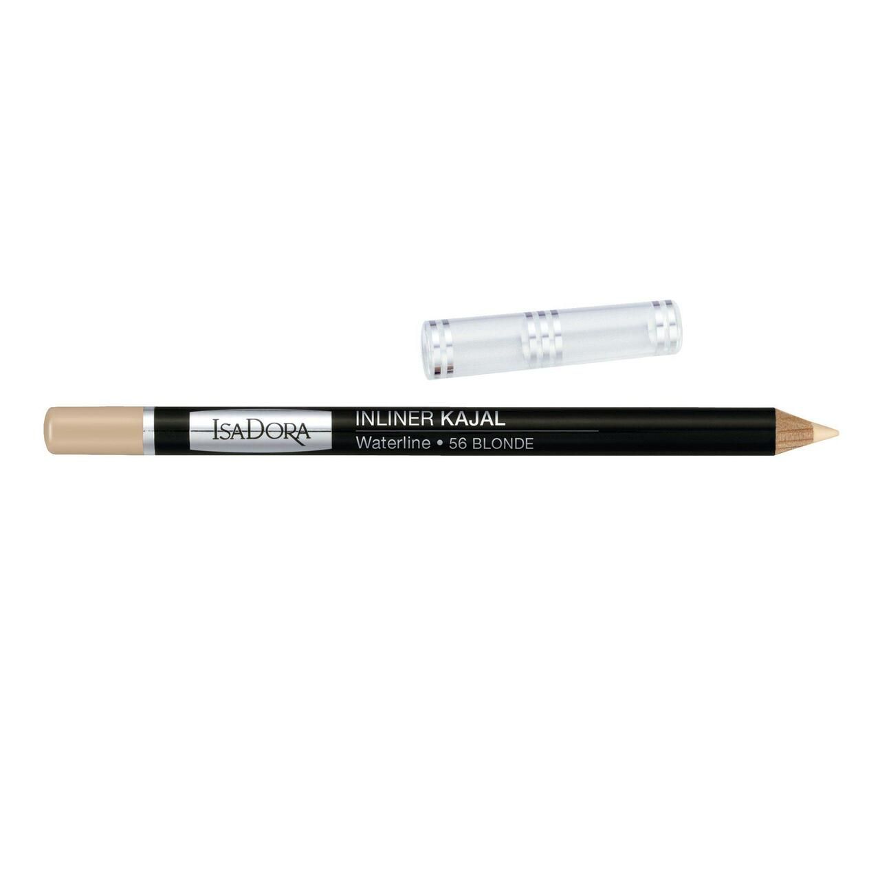 IsaDora Inliner Kajal, schwarz, mit Kappe. Aufschrift: Waterline 56 BLONDE.