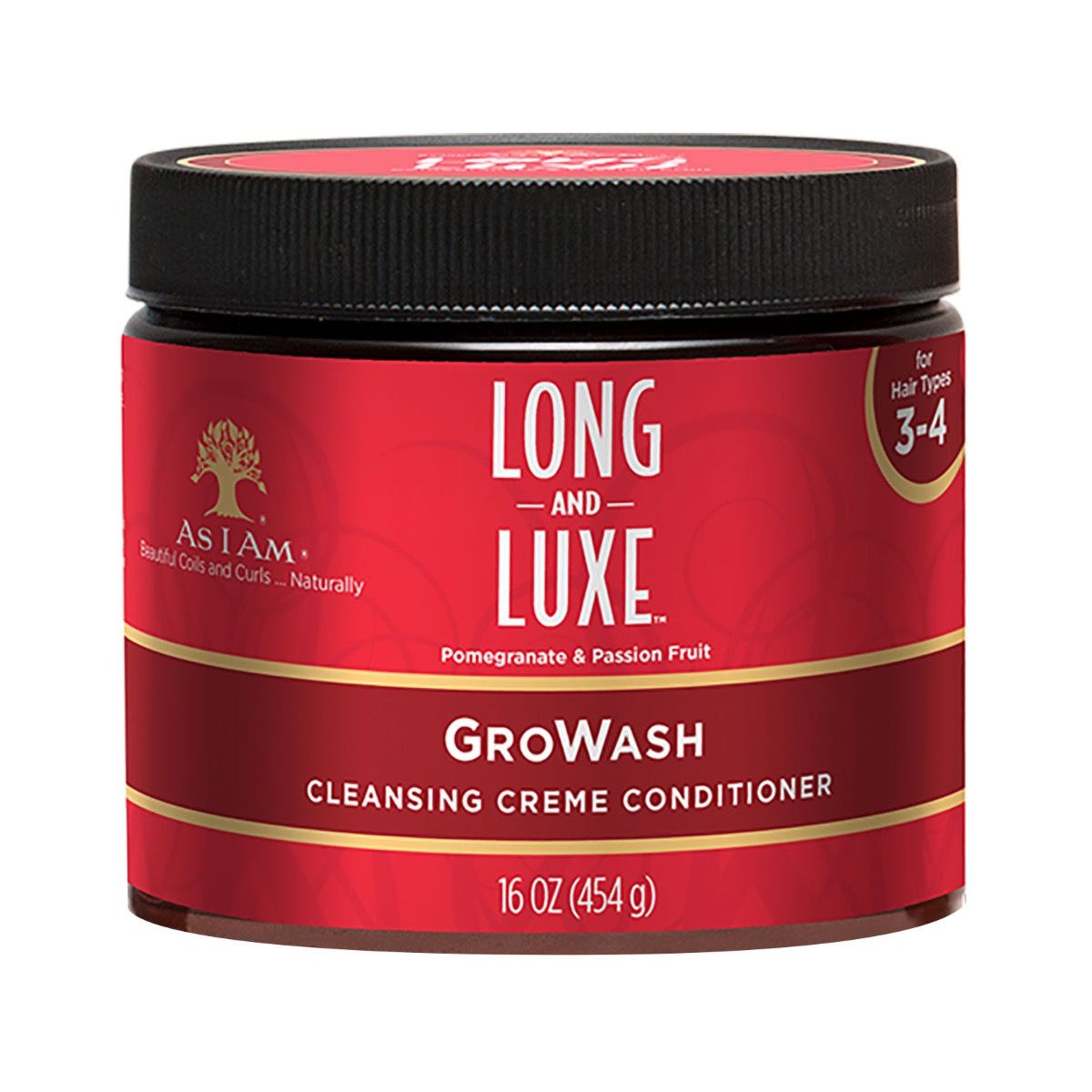 As I am - Long & Luxe Growash Creme Conditioner 453 ml