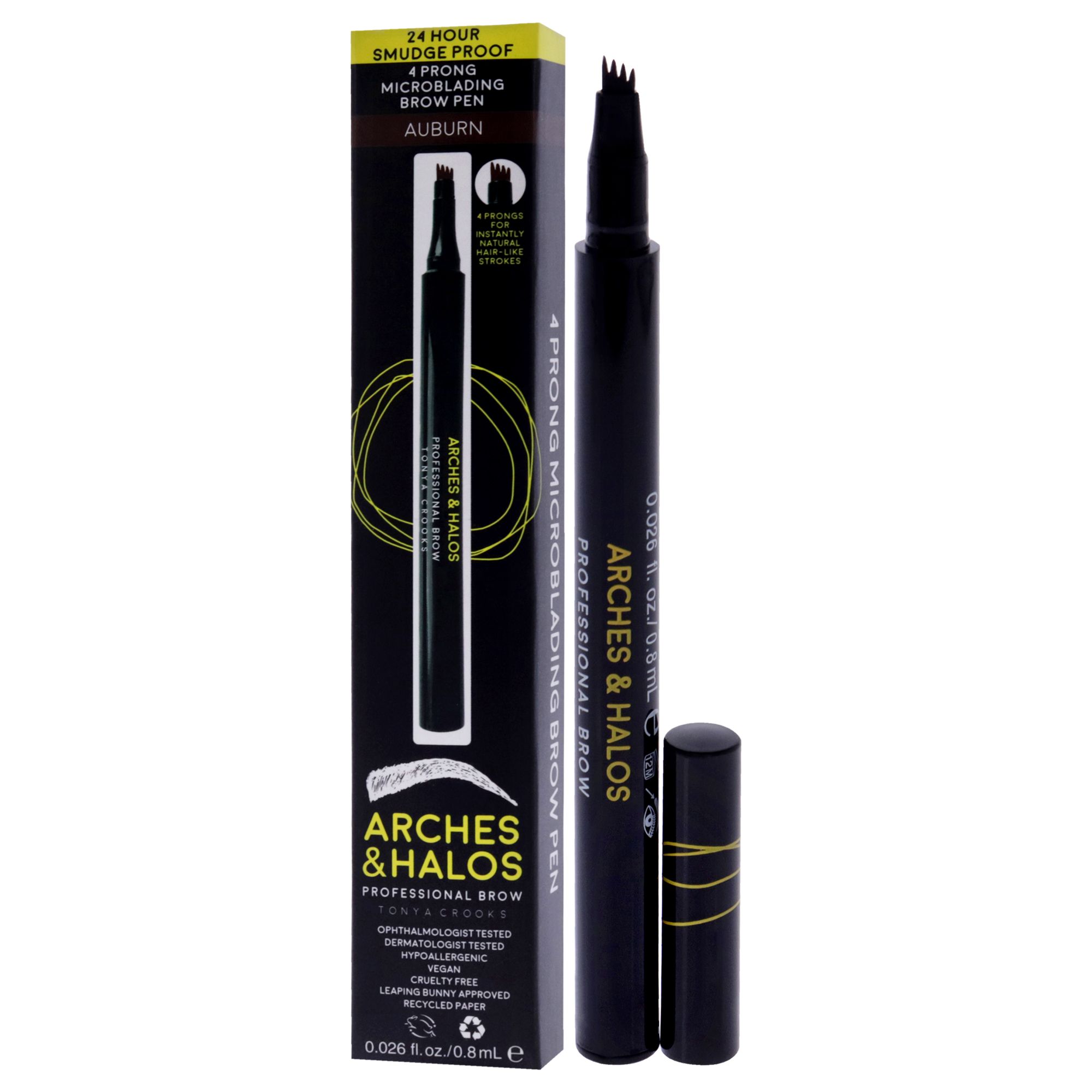 4 Prong Microblading Augenbrauenstift - Auburn von Arches and Halos