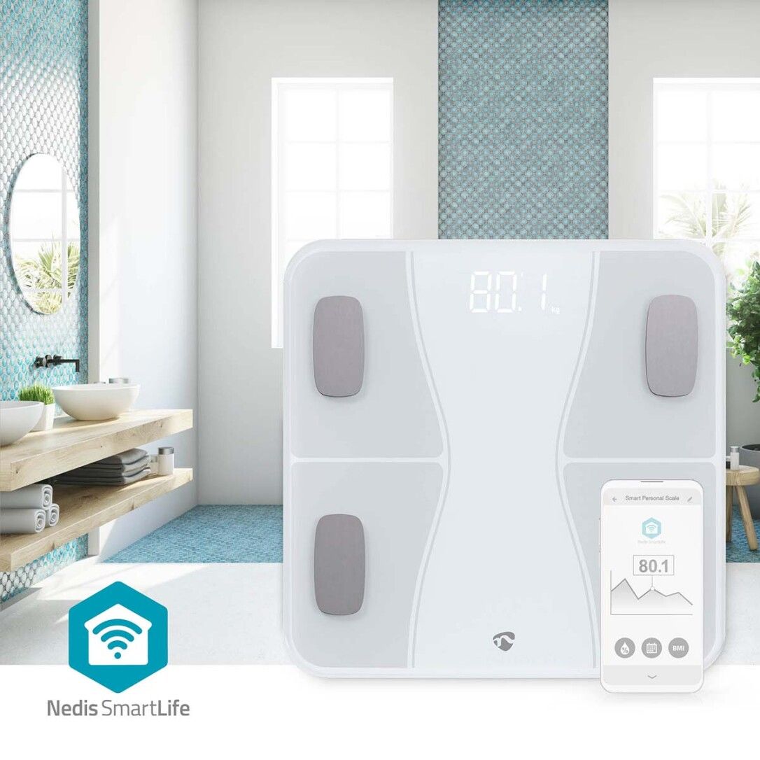 Nedis WIFI-SmartLife-Personenwaage