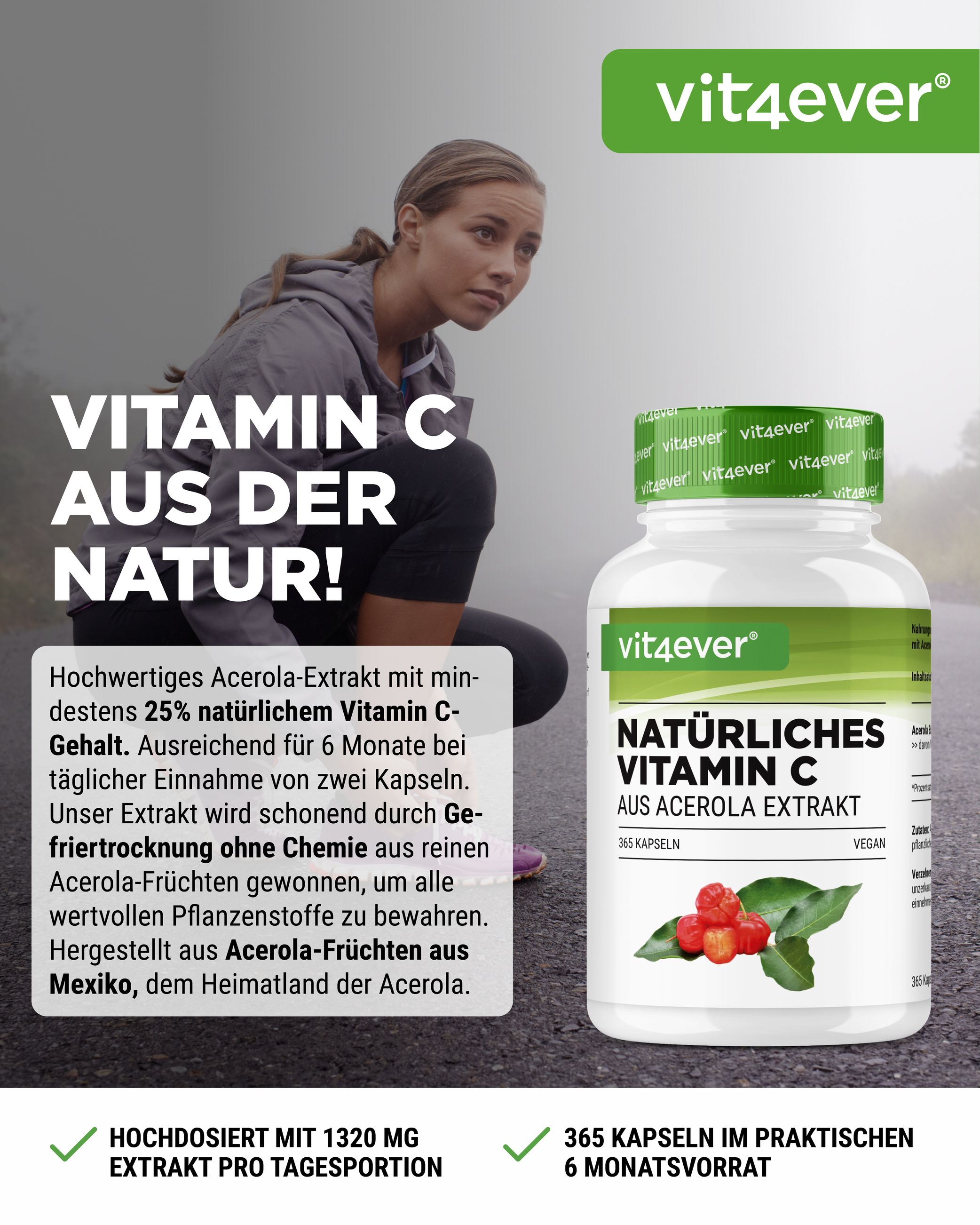vit4ever Acerola Extrakt