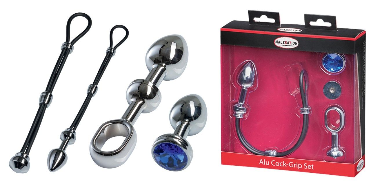 MALESATION Alu - Cock - Grip Set