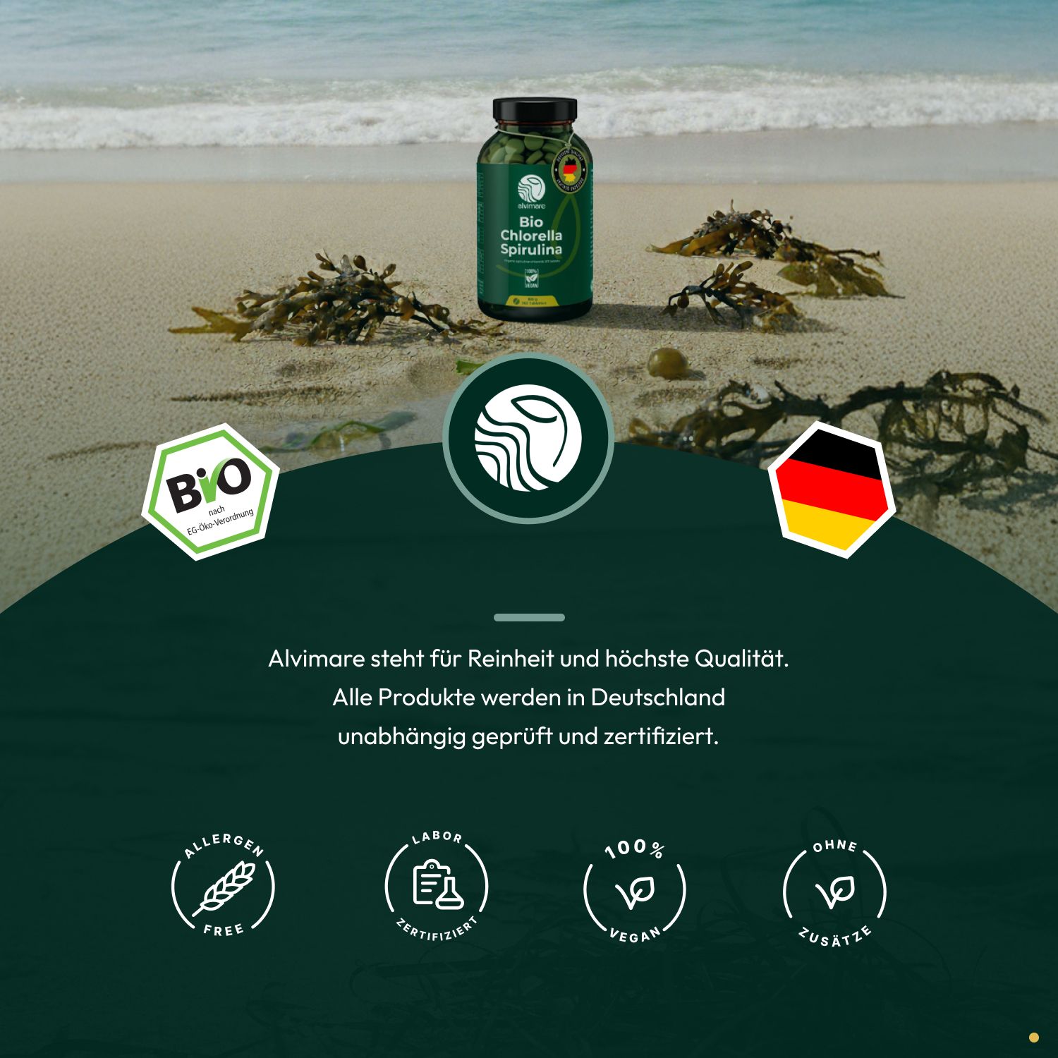 Alvimare Bio Spirulina & Chlorella Presslinge