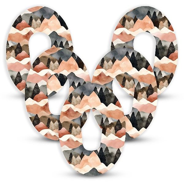 Diasticker® Dexcom G6 Fixiertapes "Mountain Forest"