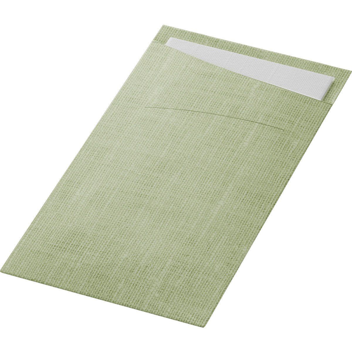 Sacchetto Bio D-Soft pistachio/weiss 960 St Tücher