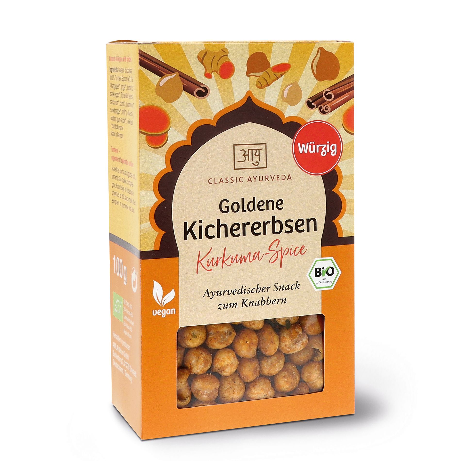 Classic Ayurveda - Goldene Kichererbsen, Kurkuma-Spice