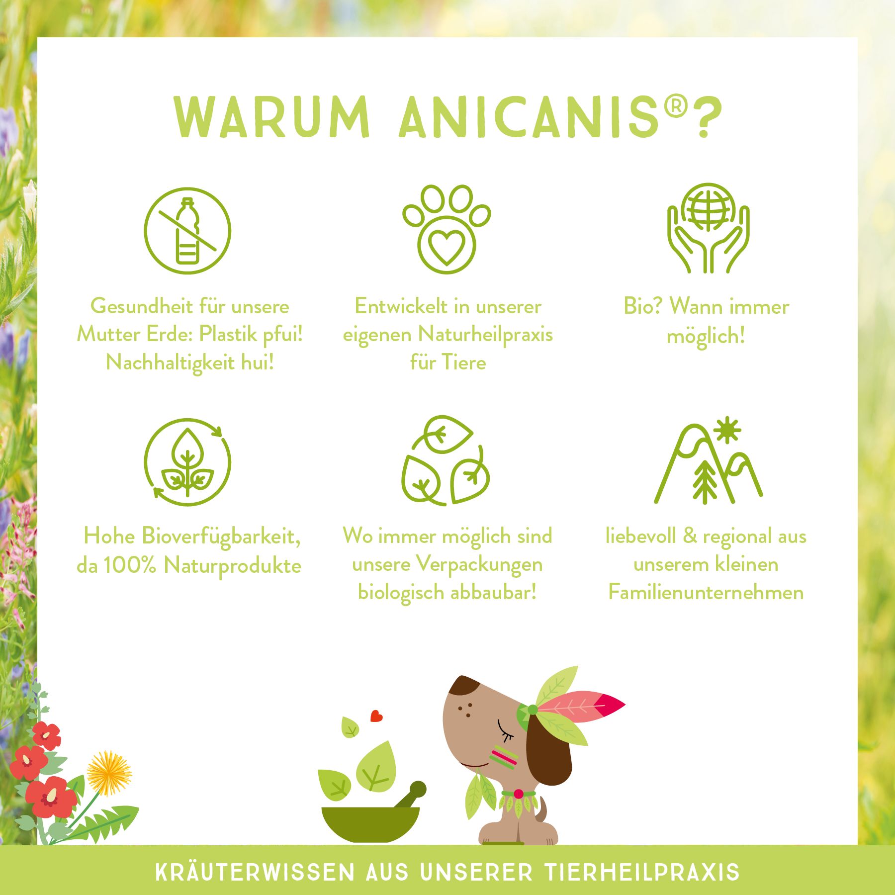 AniCanis Bio Kräutermix Happy Senior für alte Hunde