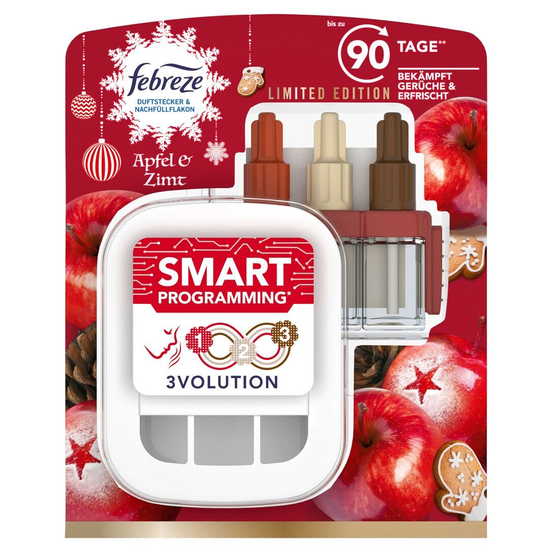 Febreze Lufterfrischer 3Volution Duftstecker Starter-Kit Weihnachtsedition  1 St - SHOP APOTHEKE