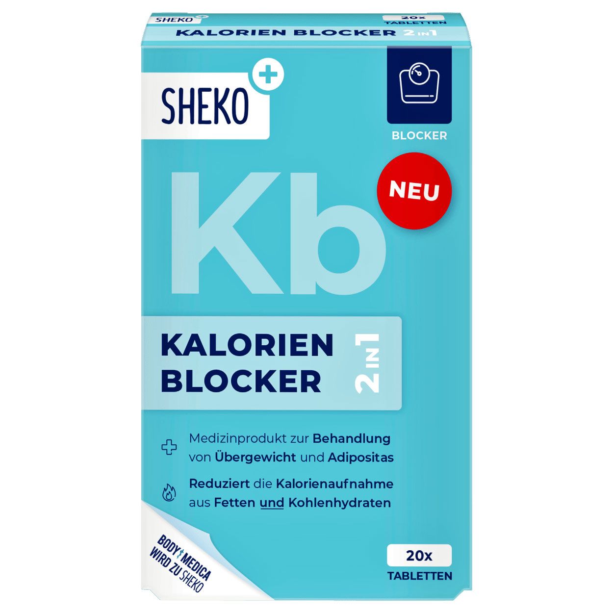 SHEKO Kb Kalorien Blocker 2 in 1 Tabletten