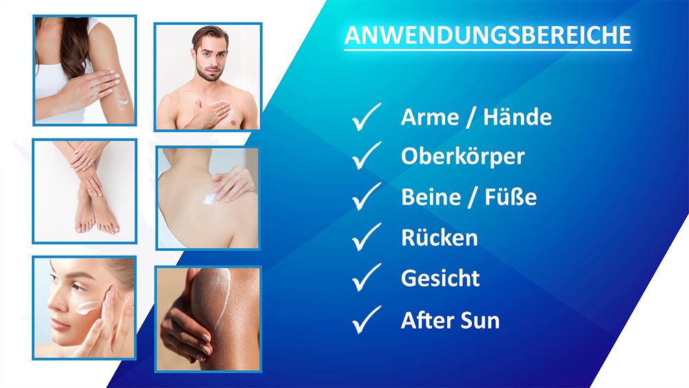 Blueline Aloe Vera & Jojobaöl Creme Lotion für trockene, sanfte, geschmeidige Haut | Hautlotion