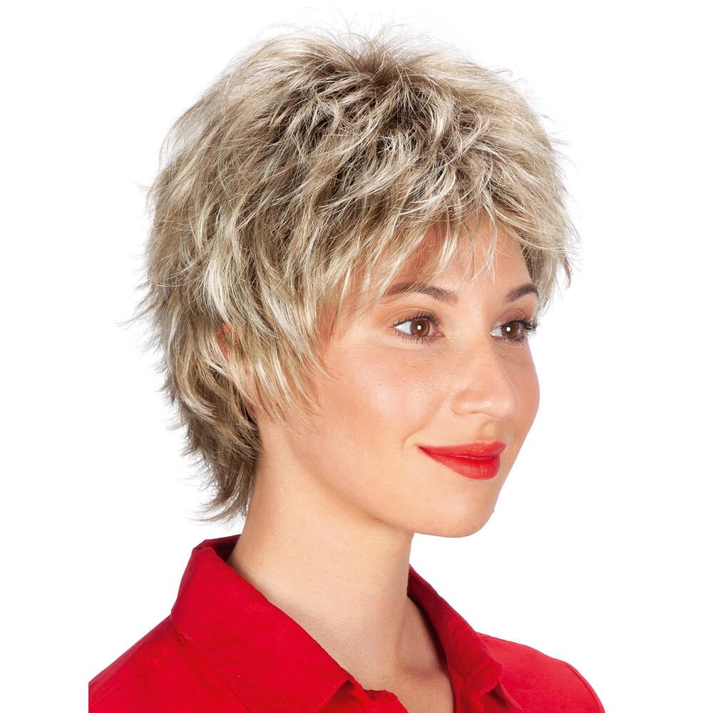 Perücke Lotta von trendhair in Mittel-/Hellblond, dunkler Ansatz