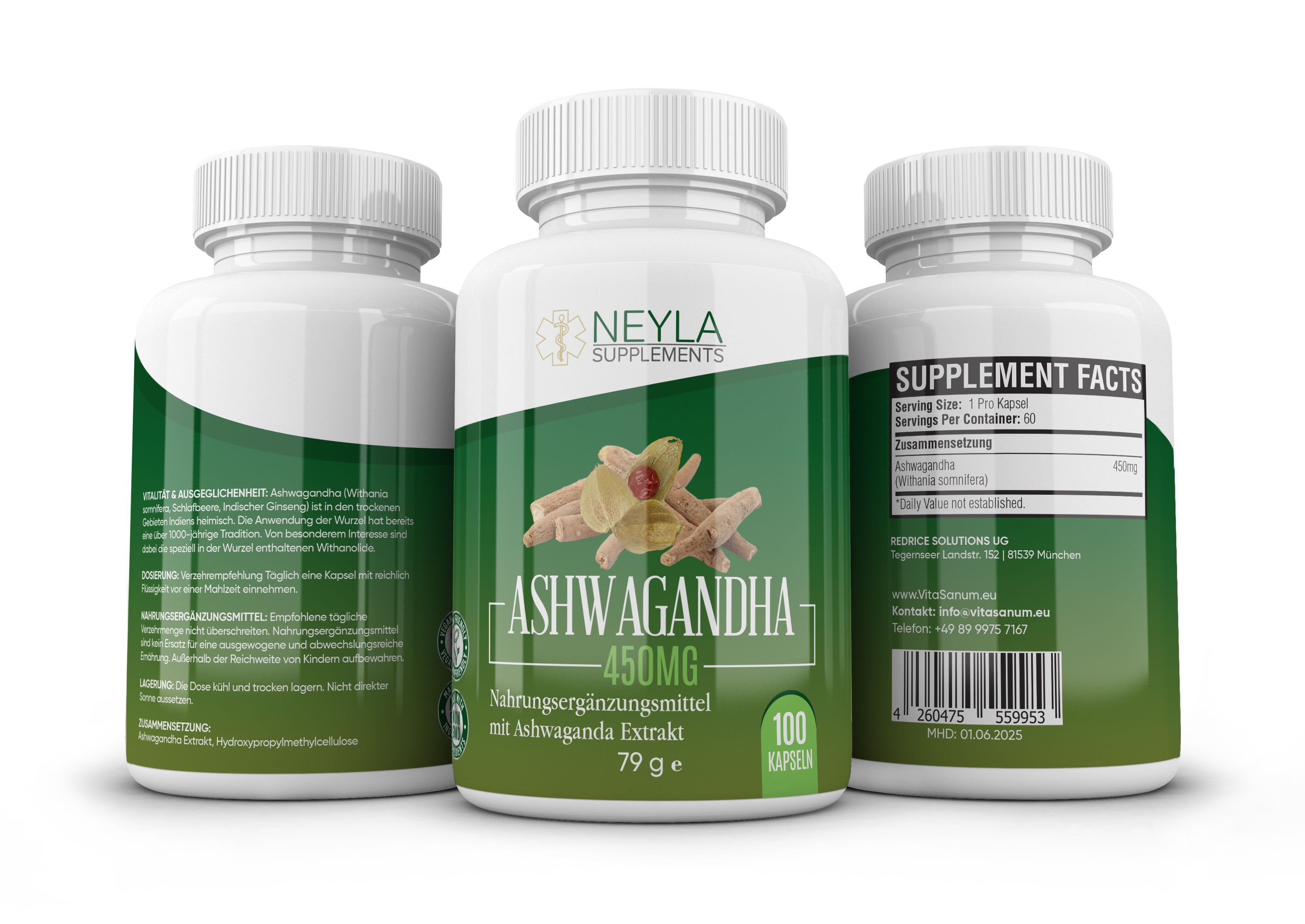 Neyla® Ashwagandha Extrakt 100 St