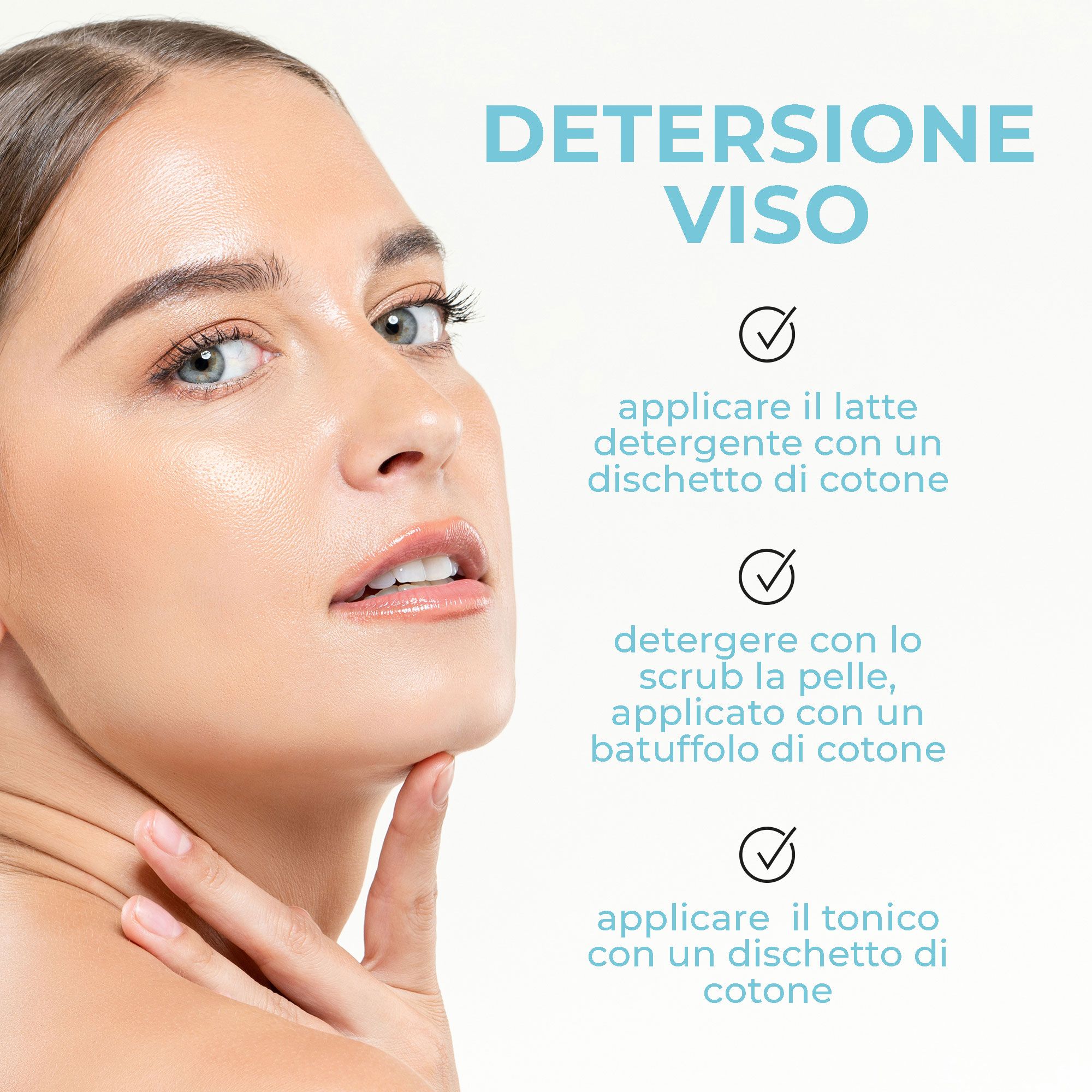 Gioiello Liquido Gesichtspflegeset Tonic, Reinigungsmilch und Peeling