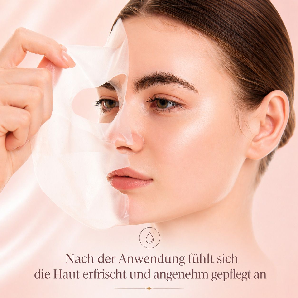 COOL-i Bio Collagen Maske,Mit Kollagen & Kupferpeptiden, beruhigend & feuchtigkeitsspendend,5 Stk.