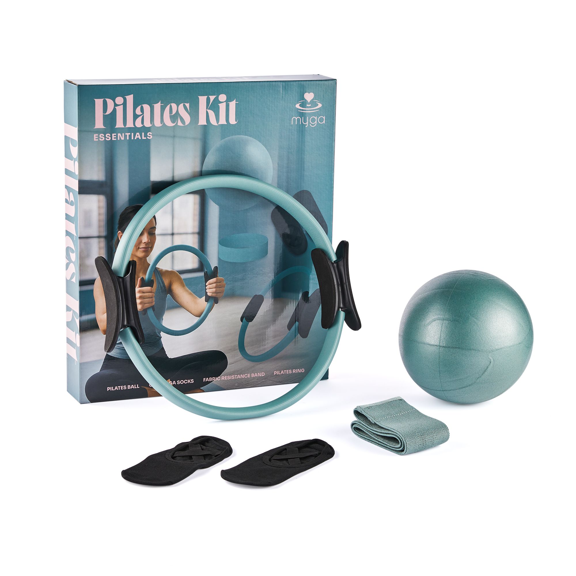 Myga Pilates Set - Petrol 1 St