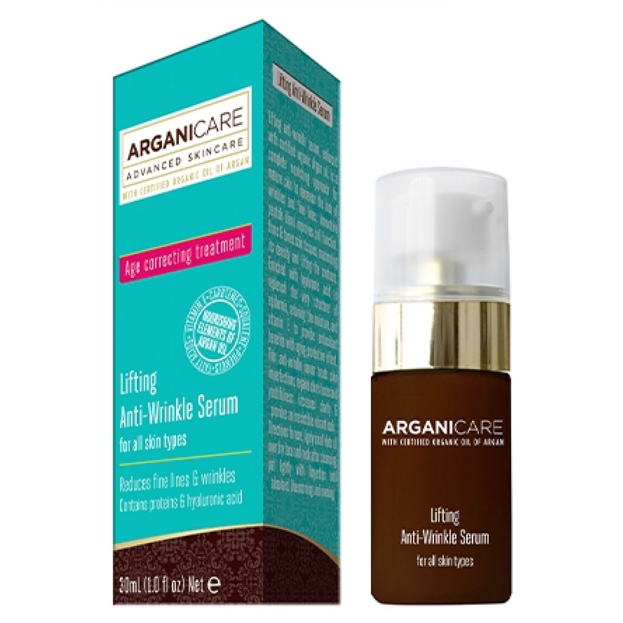 Sérum anti-âge liftant Arganicare 30 ml