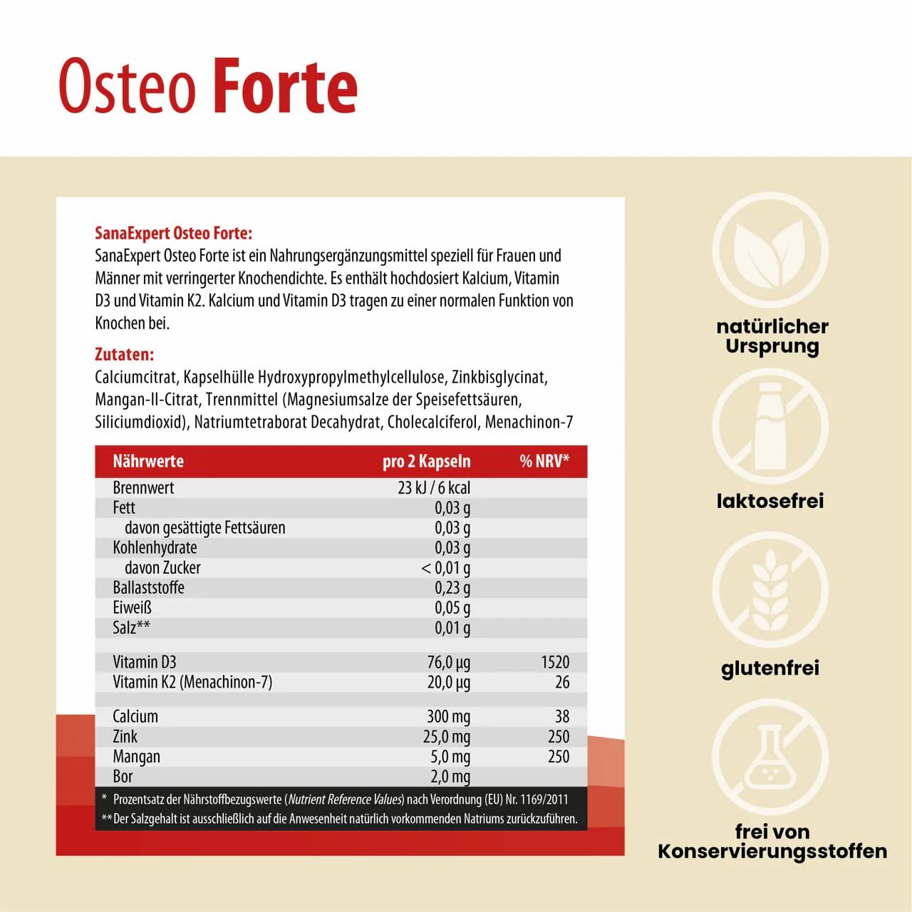 SanaExpert Osteo Forte