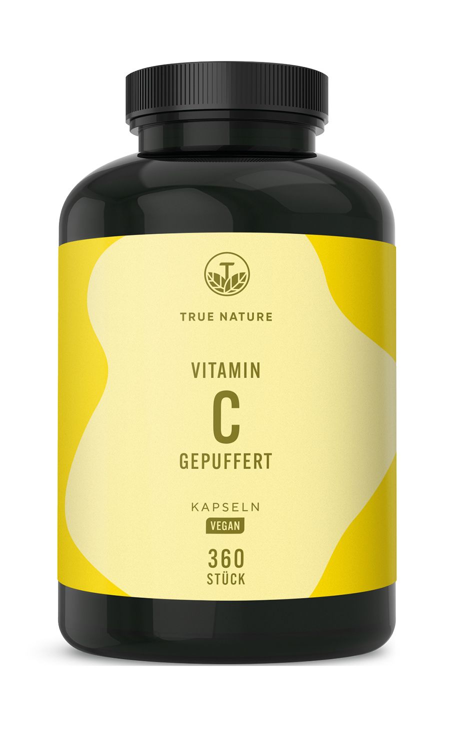 Vitamin C gepuffert & hochdosiert - 1000mg bis zu 1 Jahr Vorrat True Nature® 360 St Kapseln