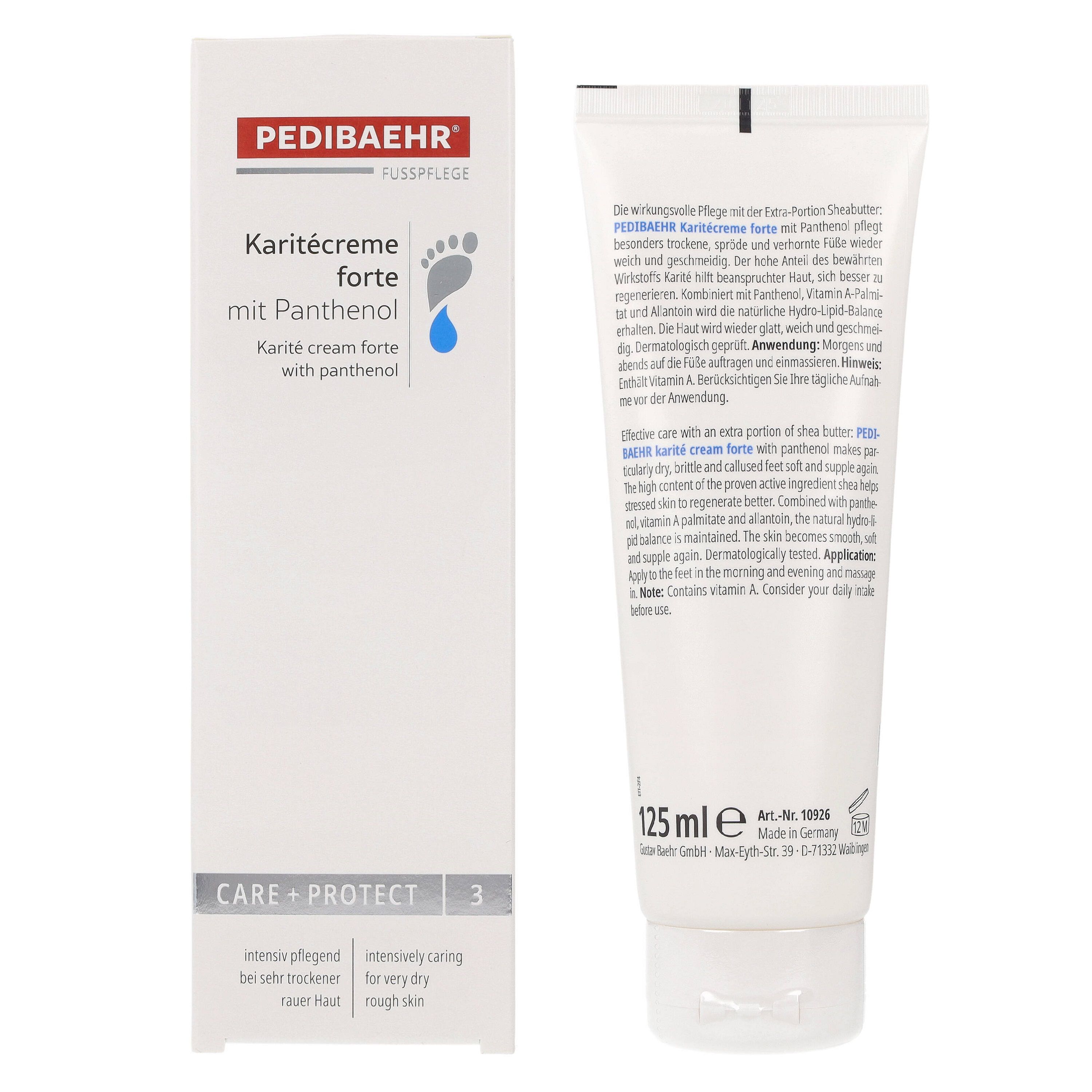 Pedibaehr Karitécreme forte mit Panthenol