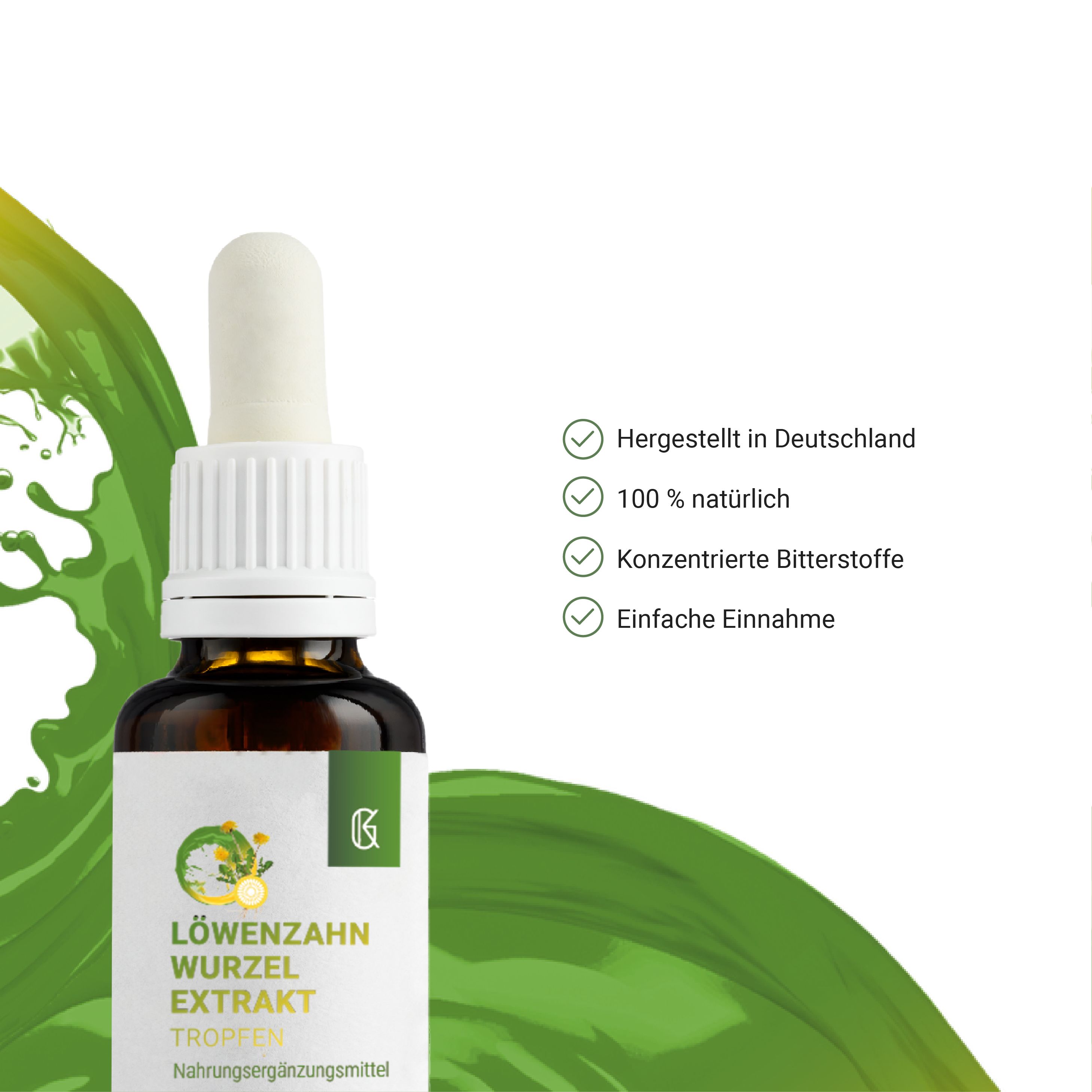 Kraftgras Löwenzahnwurzel Extrakt Tropfen