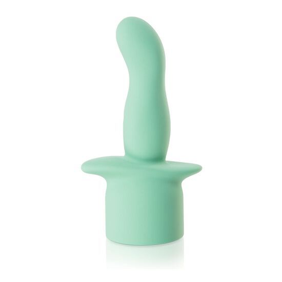 Lumunu Mini Wand Massager Kraftprotz (blau) + 3 Aufsätze